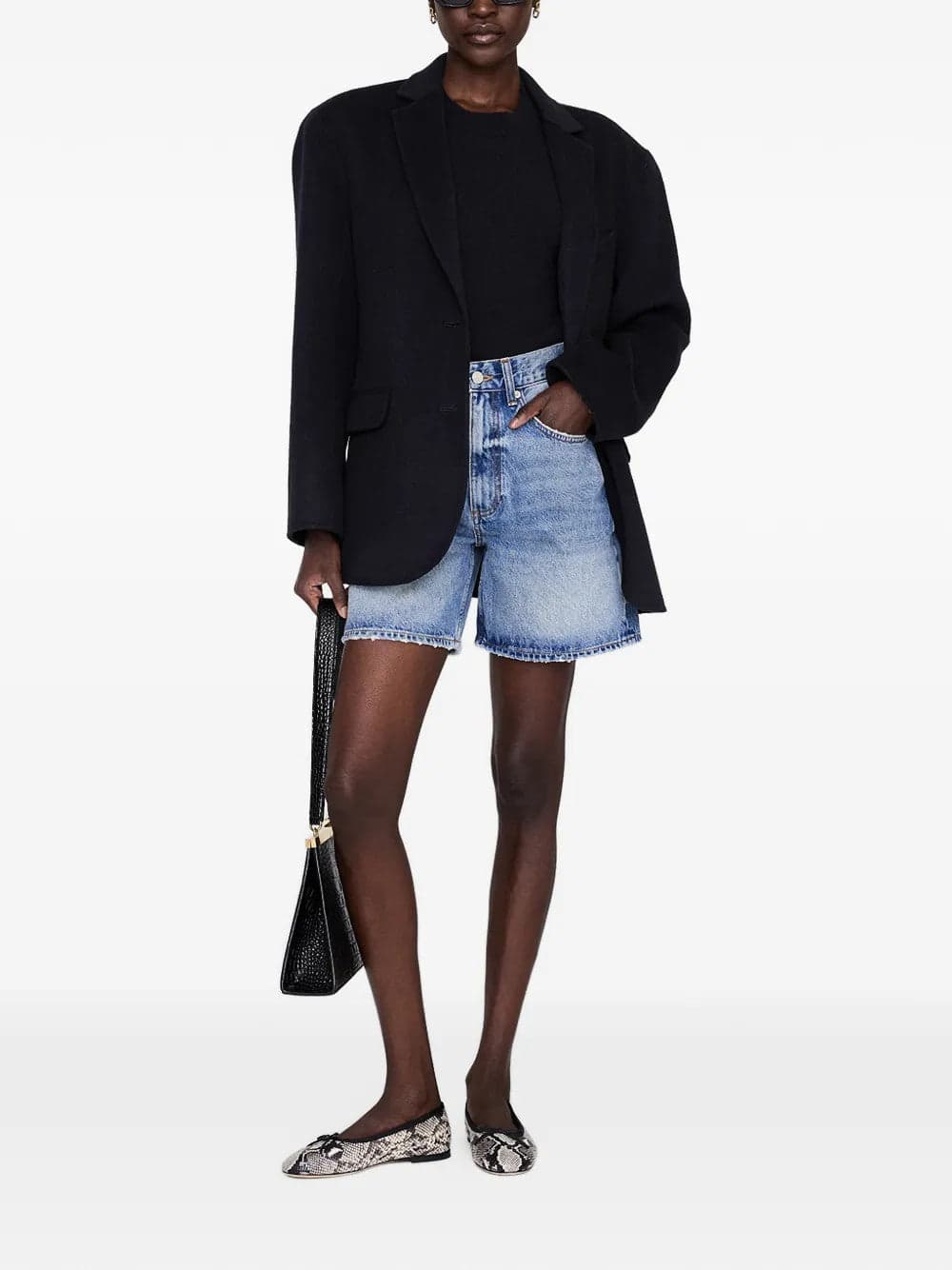 ANINE BING <h4>Anine Bing - Shorts in Denim</h4> da donna in Cappellini da baseball Drestige - Casamassima, commercioVirtuoso.it