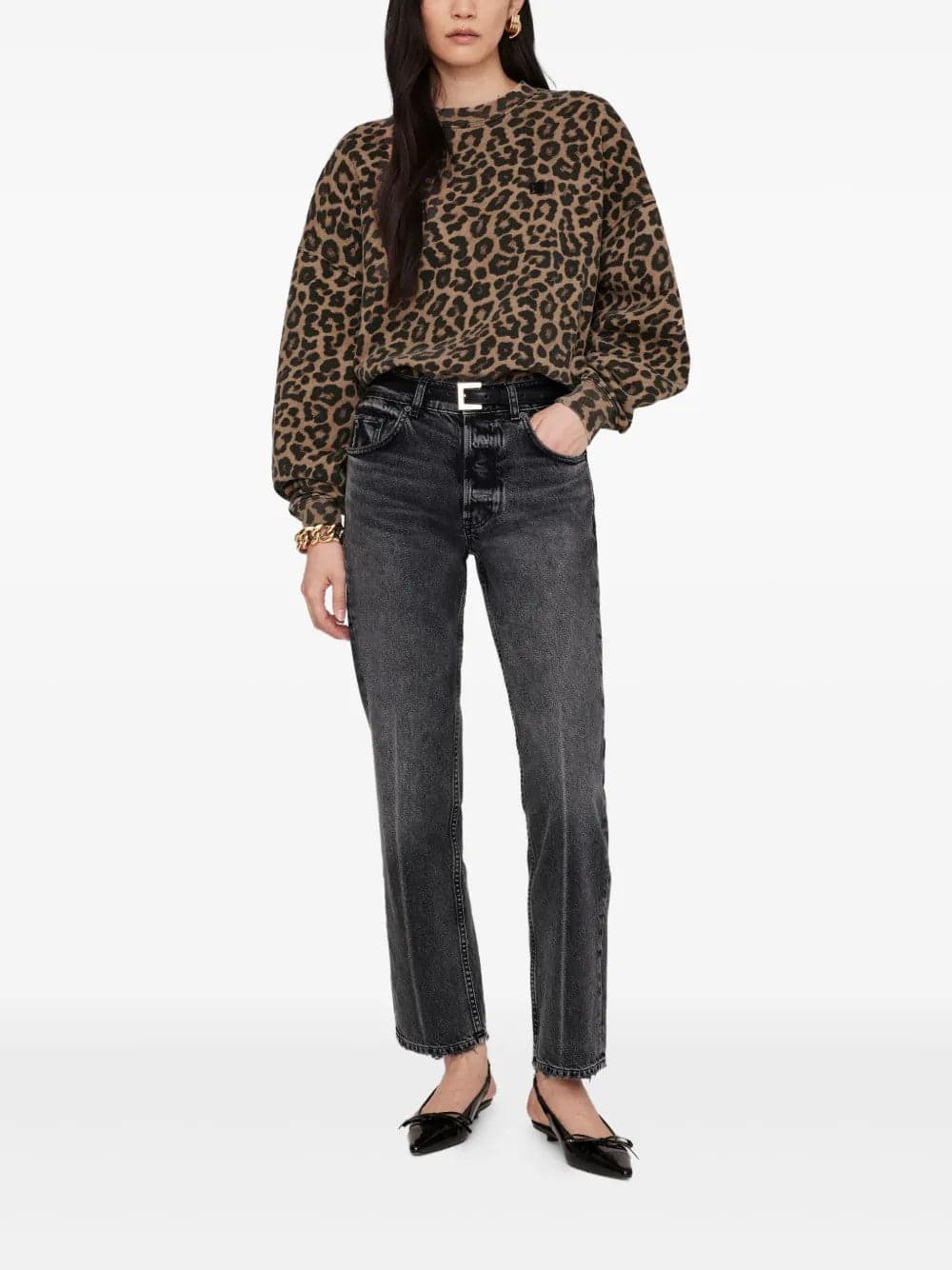 ANINE BING <h4> - Maglia Leopardata</h4> da donna in T-shirt Drestige - Casamassima, commercioVirtuoso.it
