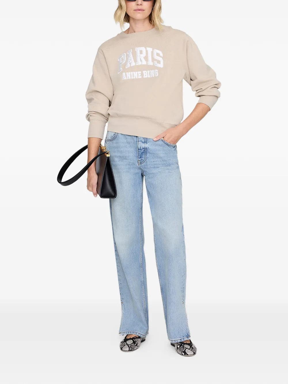 ANINE BING <h4> - Felpa Paris</h4> da donna in Felpe con cappuccio Drestige - Casamassima, commercioVirtuoso.it