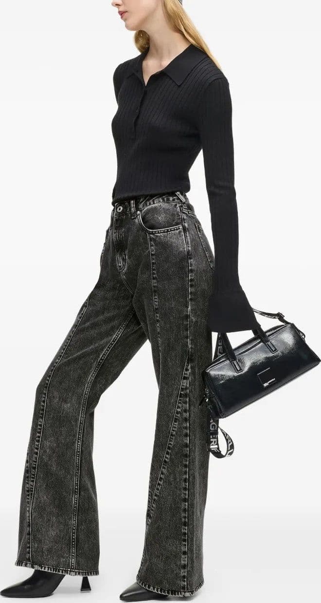 KARL LAGERFELD <h4> - Pantaloni klj denim</h4> da donna in Pantaloni Drestige - Casamassima, commercioVirtuoso.it