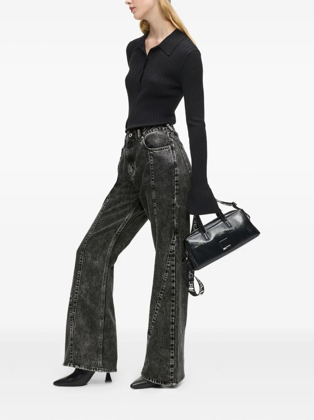 KARL LAGERFELD <h4> - Pantaloni klj denim</h4> da donna in Pantaloni Drestige - Casamassima, commercioVirtuoso.it