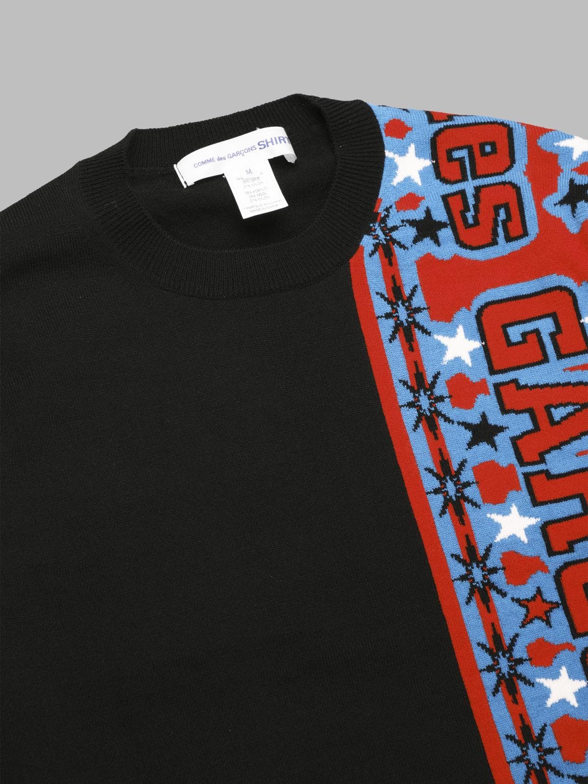 COMME DES GARCONS SHIRT knitted shirt da uomo in T-shirt Drestige - Casamassima, commercioVirtuoso.it