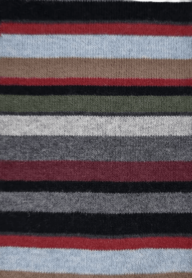Calza lunga uomo Gallo - Fantasia strisce multicolore - Colore Sasso in Calze Couture - Sestu, commercioVirtuoso.it
