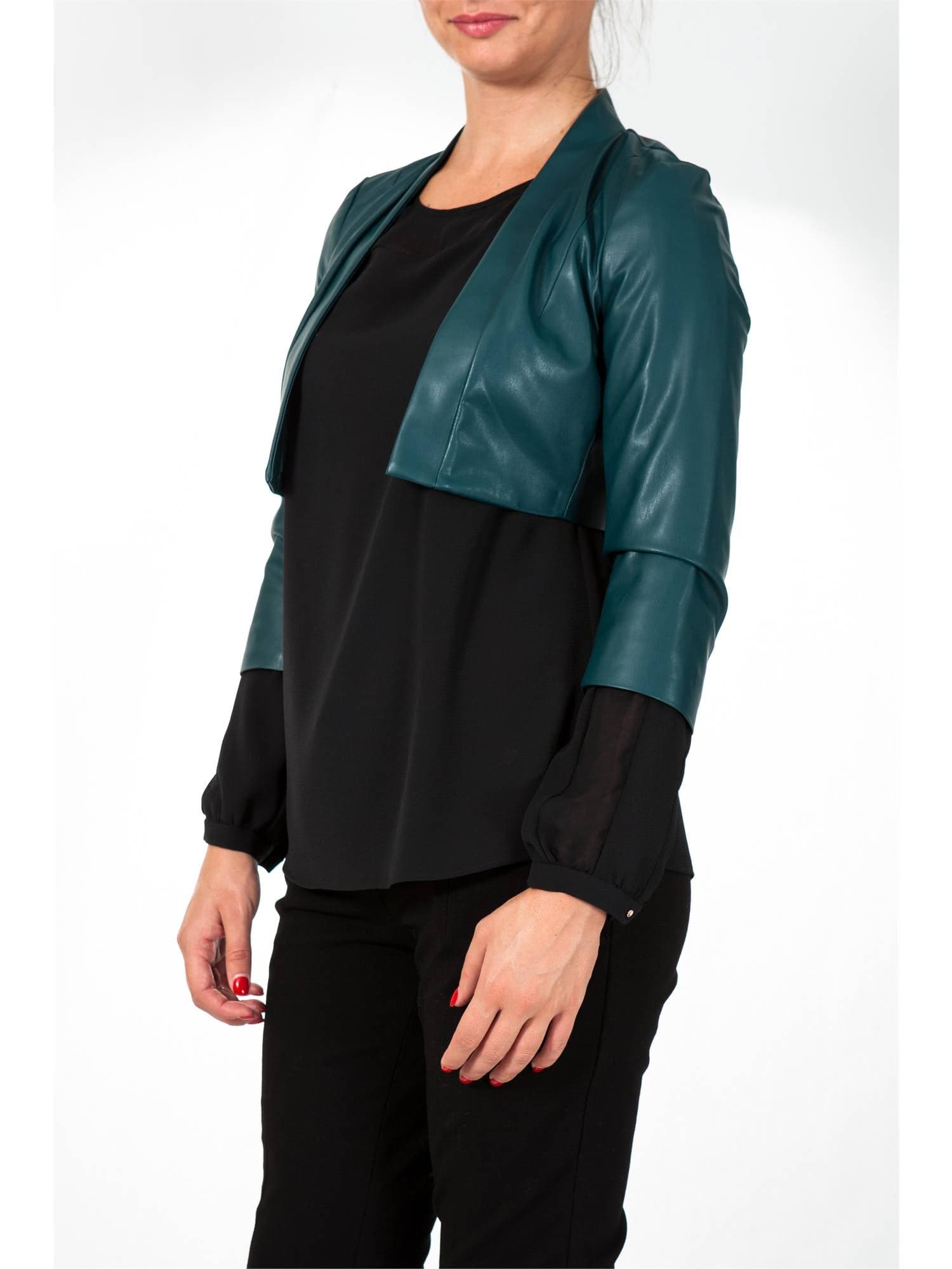 LIU JO Liu Jo - Bolero Ecopelle M3/4 P66204E0309-94914 da donna in Giacche Drestige - Casamassima, commercioVirtuoso.it