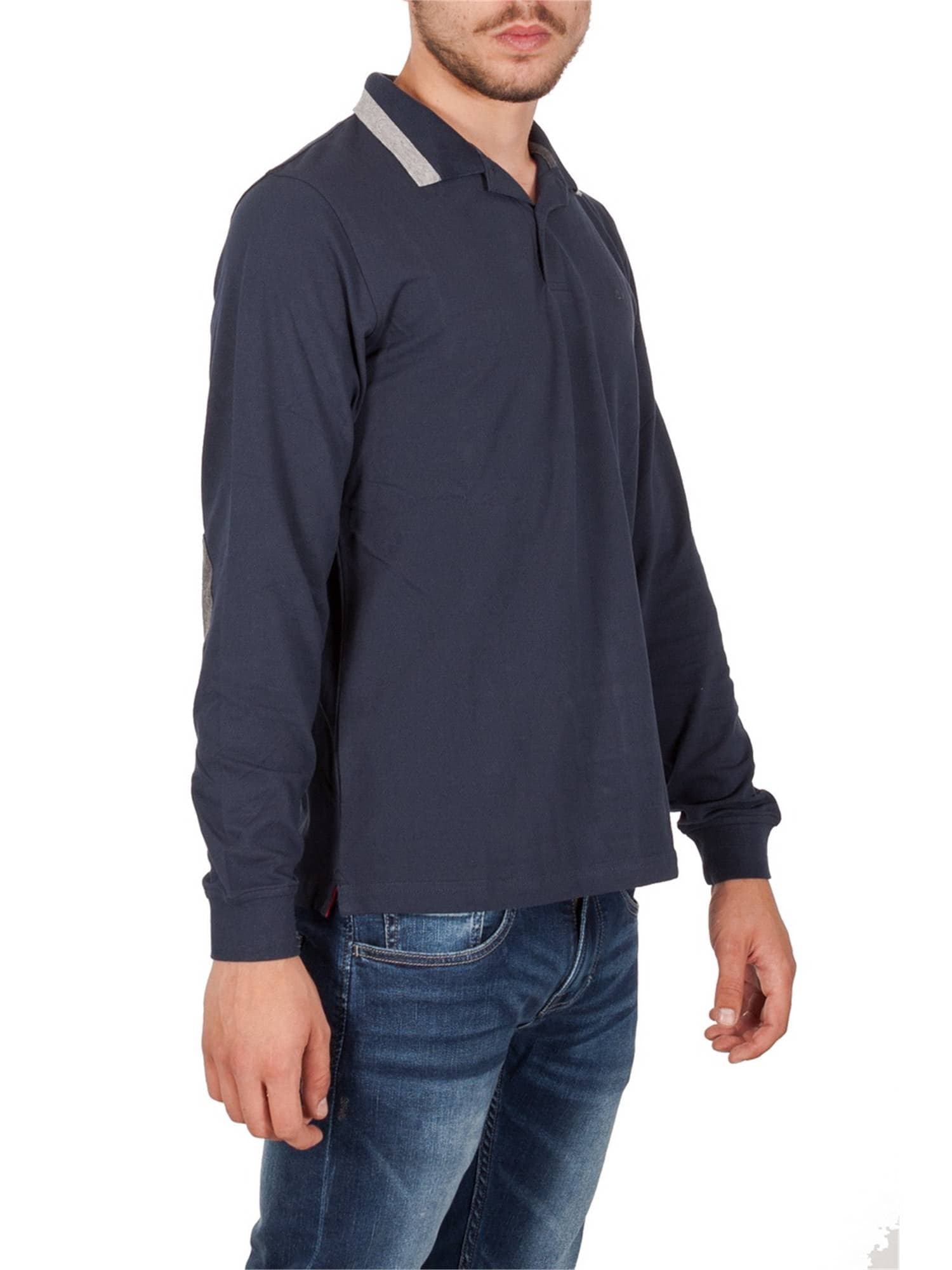 SUN68 Sun68 - Polo Ml Bordo Grande 26104 07 NAVY da uomo in Polo Drestige - Casamassima, commercioVirtuoso.it