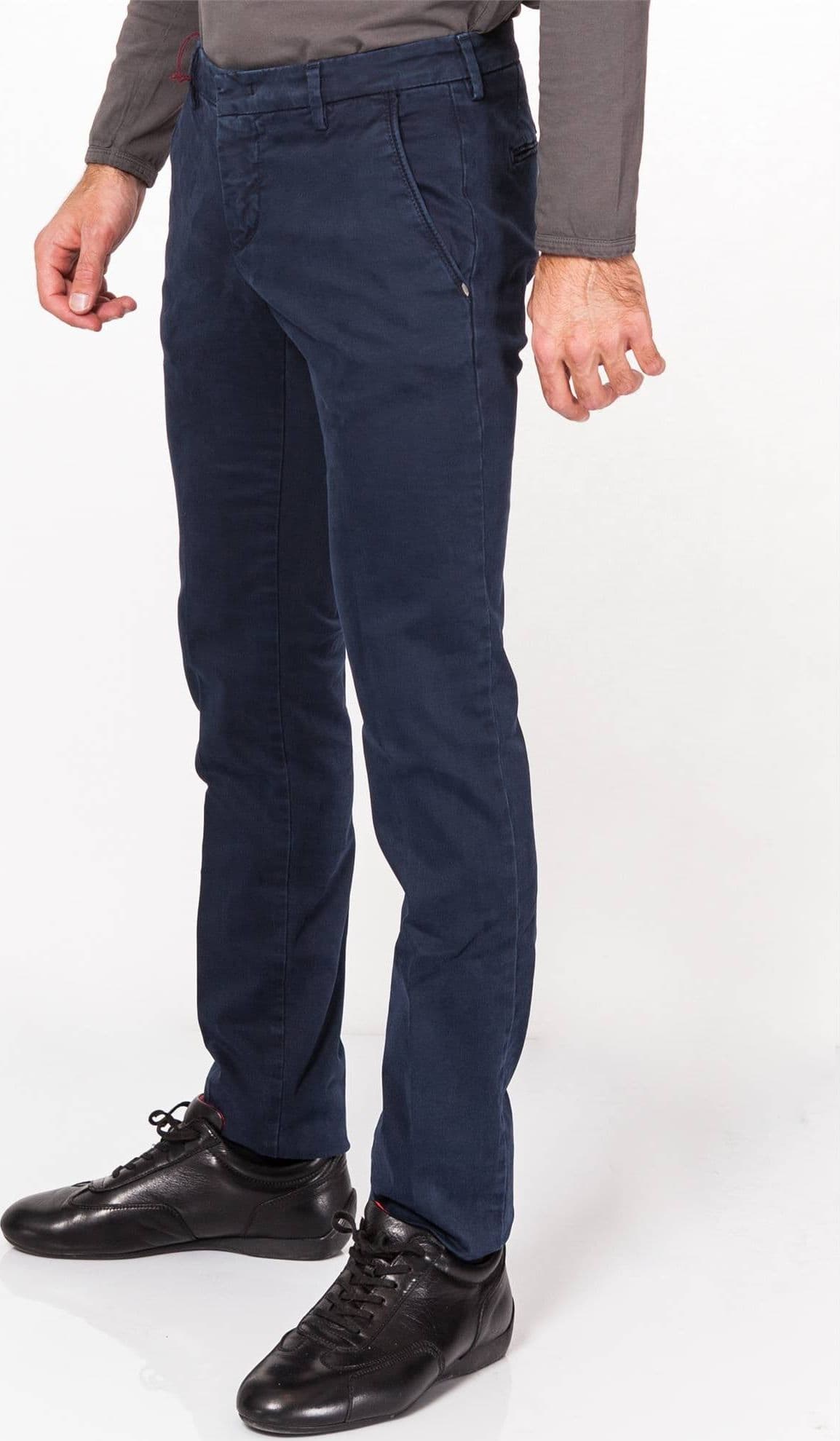 MICHAEL COAL Michael Coal - Pantalone Tascamerica Unito BRAD2000 10 BLU da uomo in Pantaloni Drestige - Casamassima, commercioVirtuoso.it