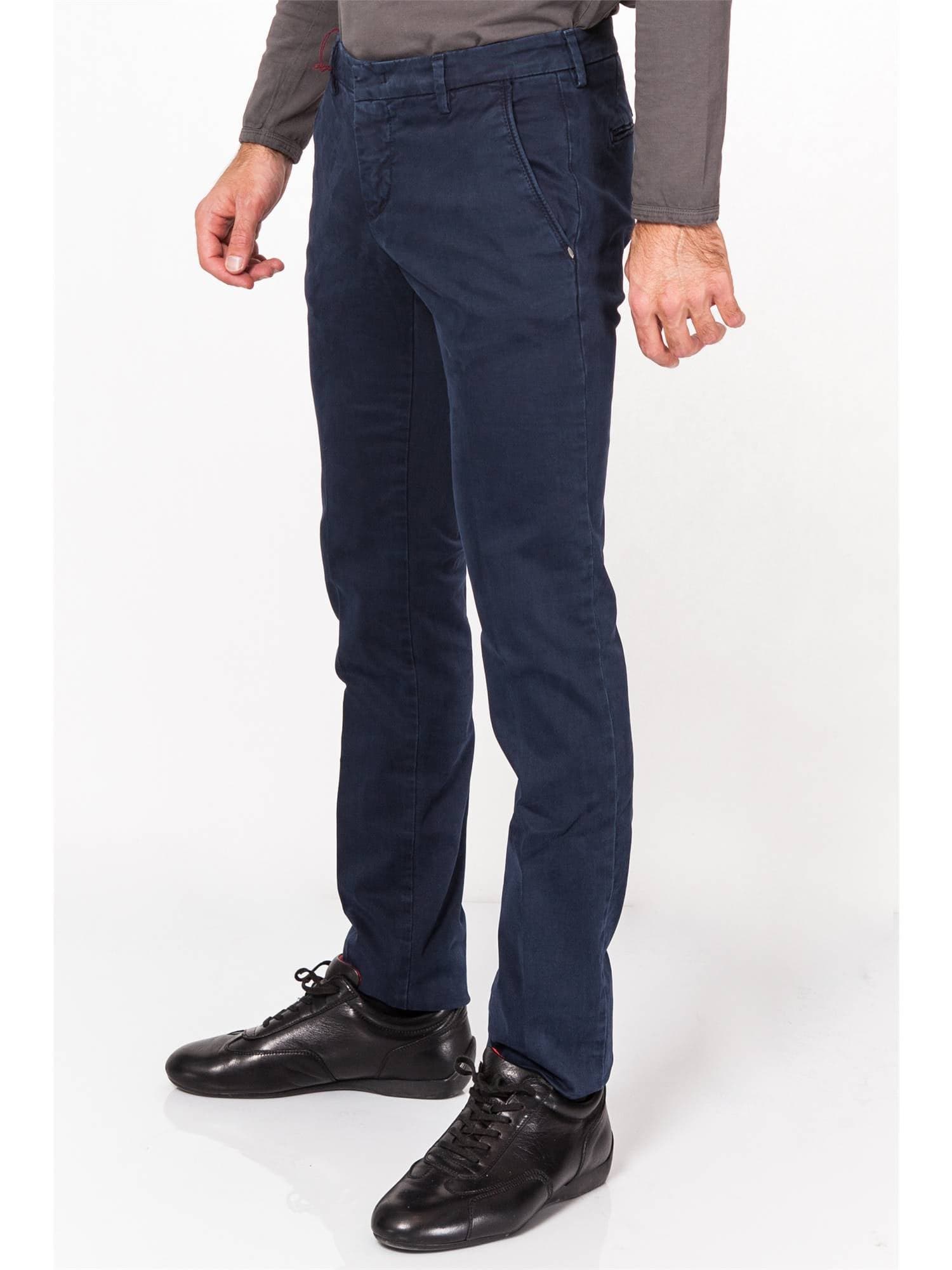 MICHAEL COAL Michael Coal - Pantalone Tascamerica Unito BRAD2000 10 BLU da uomo in Pantaloni Drestige - Casamassima, commercioVirtuoso.it