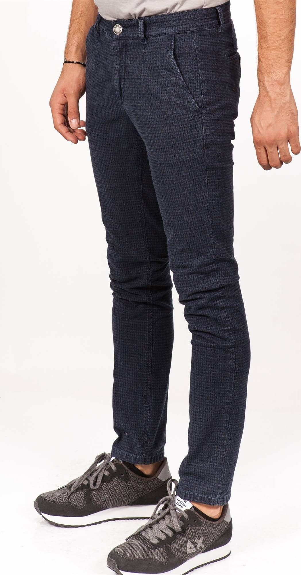 ALESSANDRO DELL ACQUA Alessandro Dell Acqua - Pie De Poule Effetto Denim AD7701WA/P0000ELT da uomo in Smalti Drestige - Casamassima, commercioVirtuoso.it
