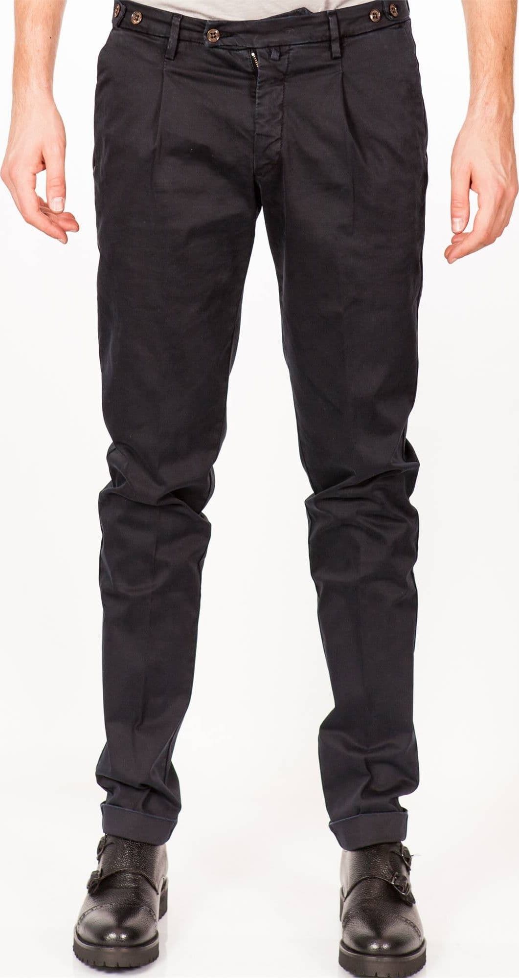 MICHAEL COAL Michael Coal - Pantalone Unito Con Pences FREDERICK 2001 01 BL da uomo in Pantaloni Drestige - Casamassima, commercioVirtuoso.it