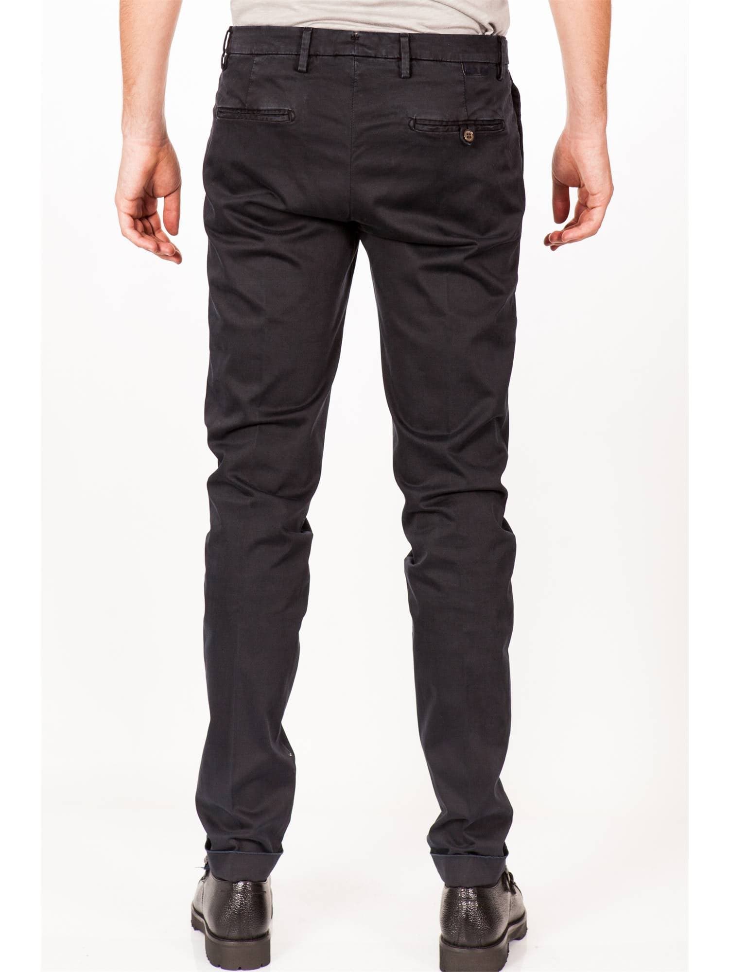 MICHAEL COAL Michael Coal - Pantalone Unito Con Pences FREDERICK 2001 01 BL da uomo in Pantaloni Drestige - Casamassima, commercioVirtuoso.it