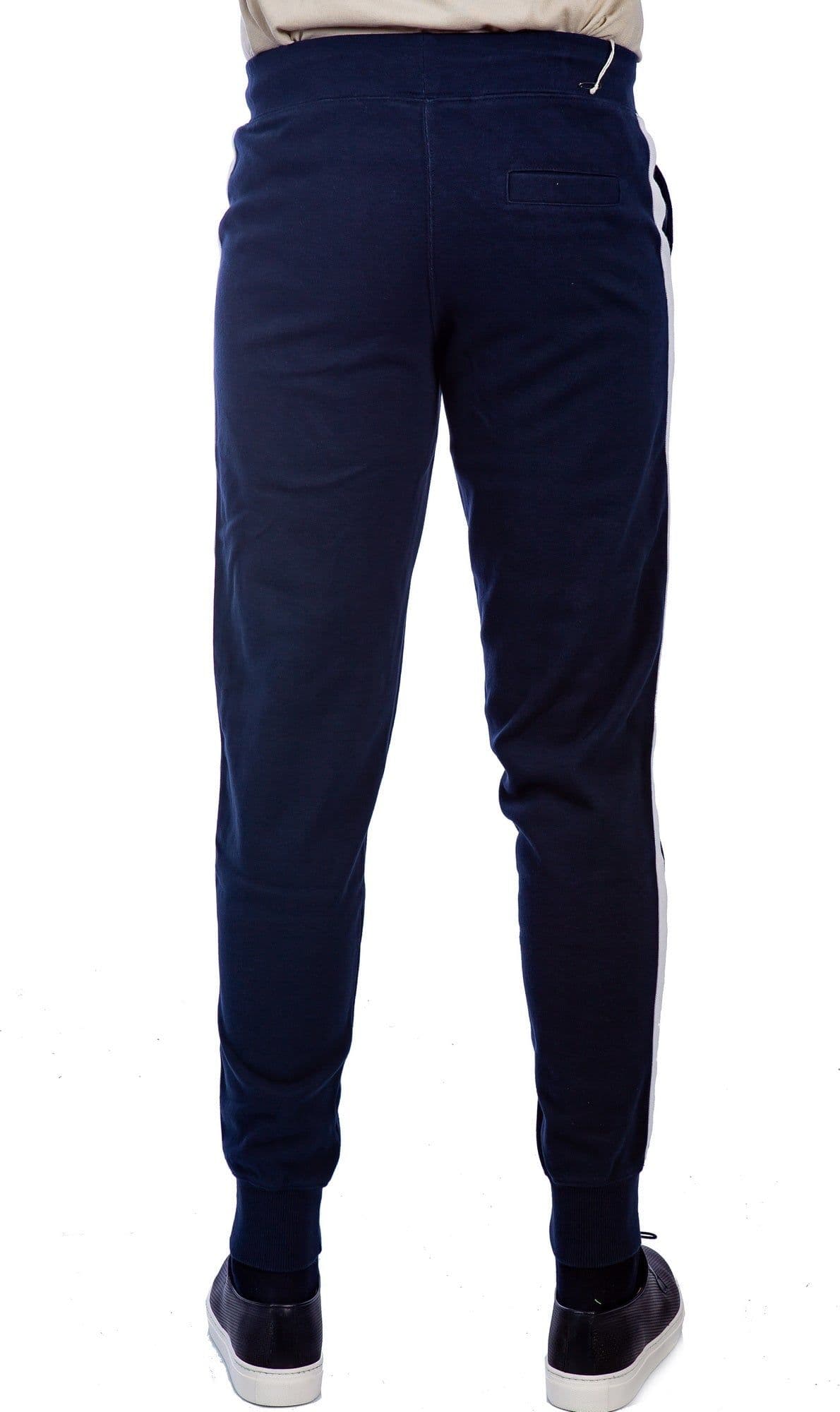 SUN68 Sun68 - Pantalone In Felpa Piquet F19128 07 NAVY da uomo in Pantaloni sportivi Drestige - Casamassima, commercioVirtuoso.it