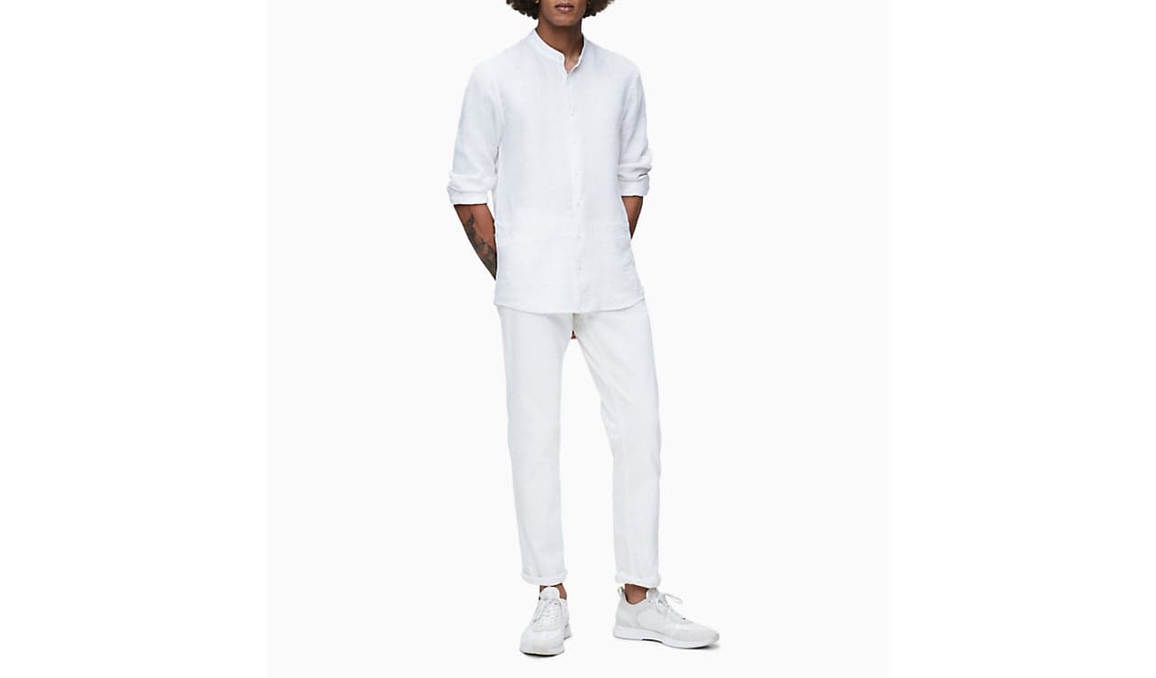 calvin klein Camicia Uomo Calvin Klein K10K105389 0K4 BIA da uomo in Camicie casual Drestige - Casamassima, commercioVirtuoso.it