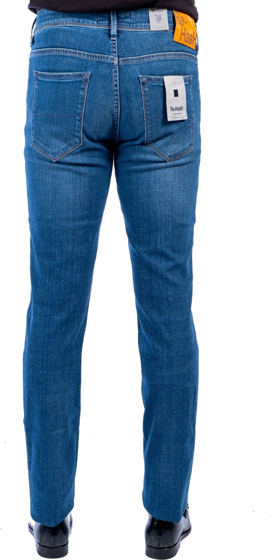 RE-HASH Re-hash - Jeans 5 Tasche Lavaggio Medio P015 2833 ZB13882 da uomo in Jeans Drestige - Casamassima, commercioVirtuoso.it