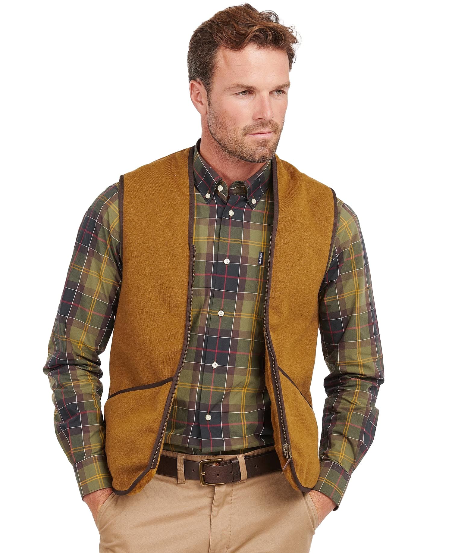 BARBOUR Barbour - Warm Ecopeliccia Waistcoat Zip MLI0004 LINER BR31 da uomo in Gilet Drestige - Casamassima, commercioVirtuoso.it