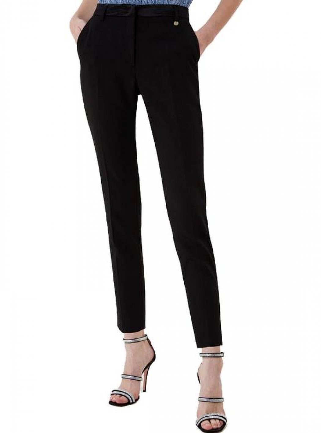 LIU JO Liu Jo - Pantalone Cigaretta Cady Tasca A Filo IA1014T2200-22222 da donna in Pantaloni Drestige - Casamassima, commercioVirtuoso.it