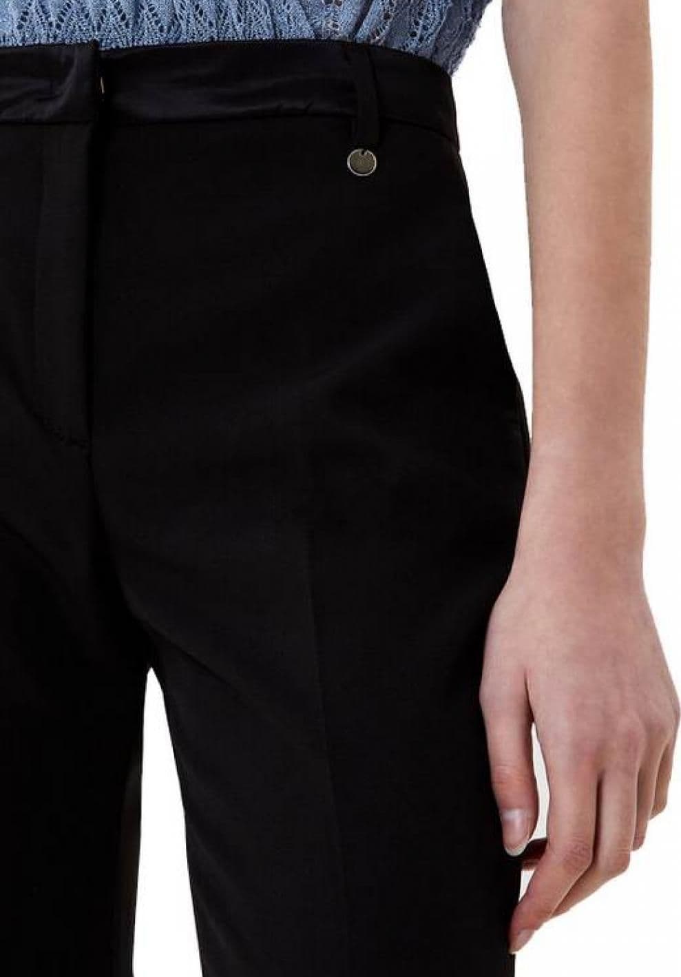LIU JO Liu Jo - Pantalone Cigaretta Cady Tasca A Filo IA1014T2200-22222 da donna in Pantaloni Drestige - Casamassima, commercioVirtuoso.it
