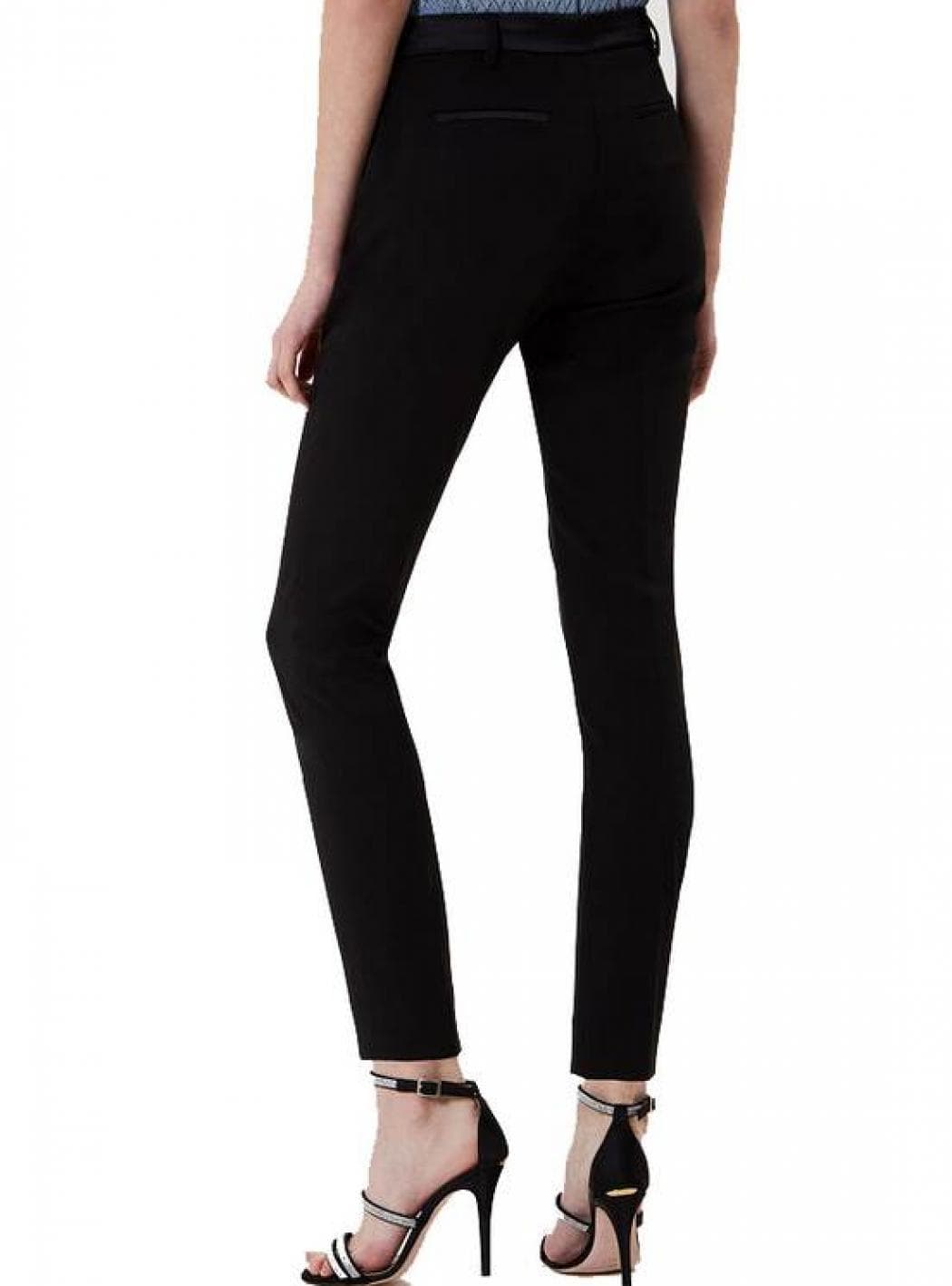 LIU JO Liu Jo - Pantalone Cigaretta Cady Tasca A Filo IA1014T2200-22222 da donna in Pantaloni Drestige - Casamassima, commercioVirtuoso.it