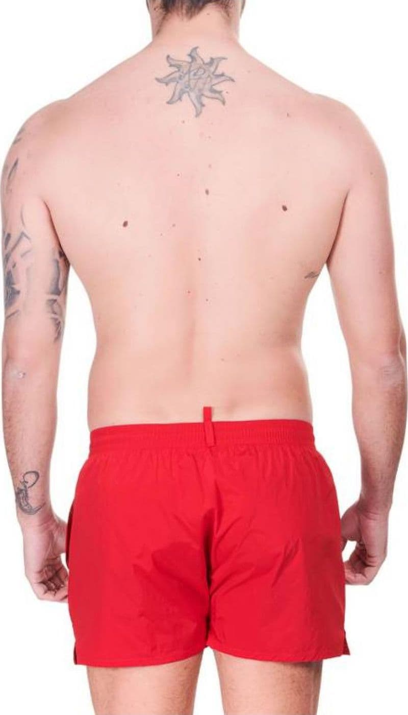 DSQUARED2 Dsquared2 - D2 Leaf Swim Trunks D7B643640 600 ROS da uomo in Pantaloncini e calzoncini Drestige - Casamassima, commercioVirtuoso.it