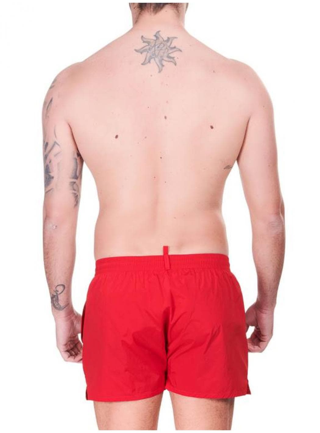 DSQUARED2 Dsquared2 - D2 Leaf Swim Trunks D7B643640 600 ROS da uomo in Pantaloncini e calzoncini Drestige - Casamassima, commercioVirtuoso.it