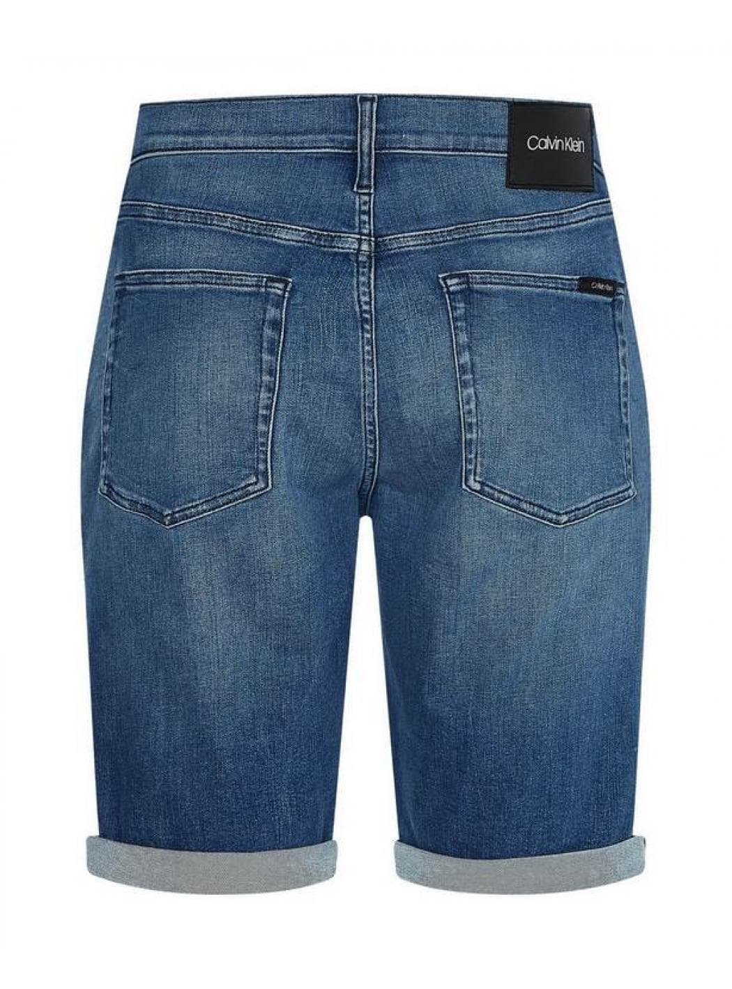 calvin klein Calvin Klein - Slim Denim Short Blue Medio K10K1072121BJ da uomo in Pantaloncini Drestige - Casamassima, commercioVirtuoso.it