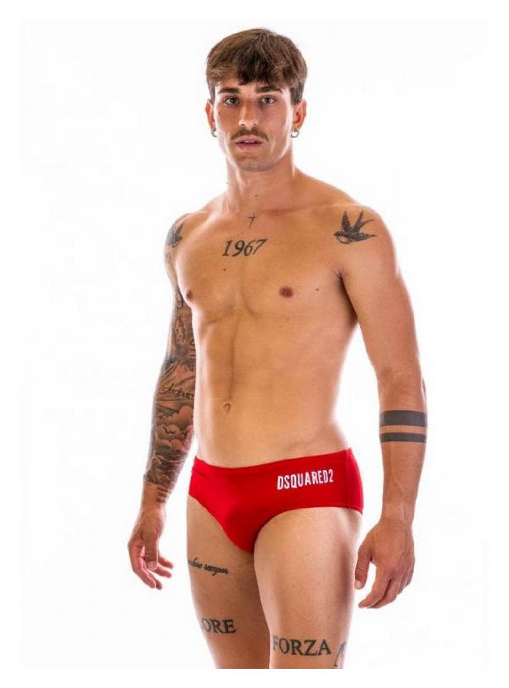 DSQUARED2 Dsquared2 - Icon Swim Briefs; Icon D7B453720 613 ROS da uomo in Pantaloncini e calzoncini Drestige - Casamassima, commercioVirtuoso.it