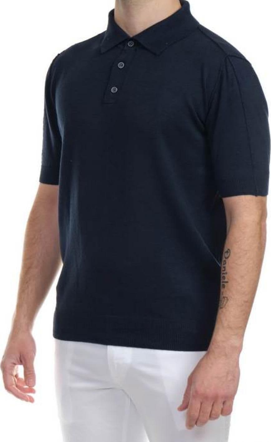 OUTFIT Outfit - Polo In Filo Ciciture A Vista OF1S2S1M008/174 BLU da uomo in Polo Drestige - Casamassima, commercioVirtuoso.it