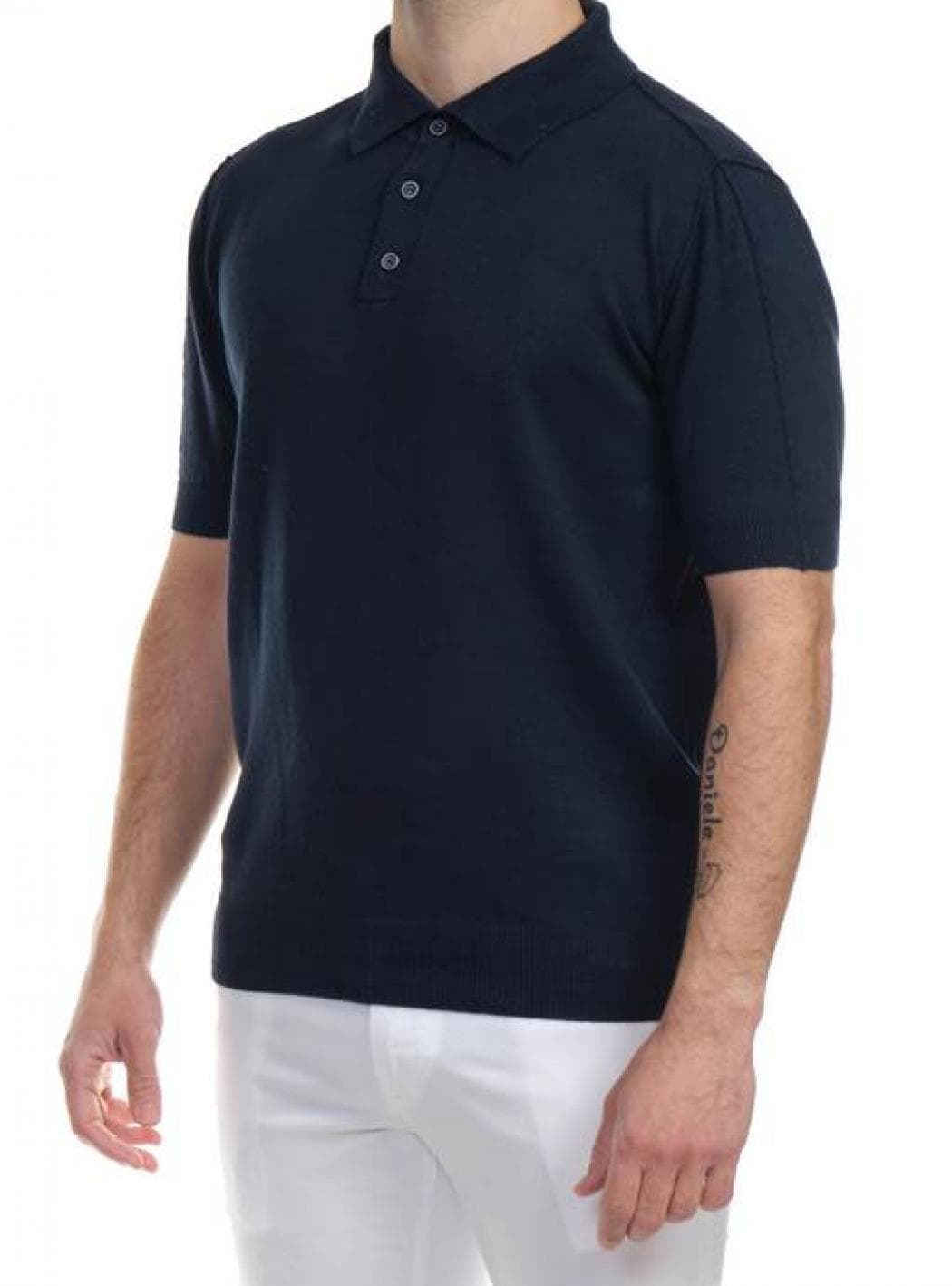 OUTFIT Outfit - Polo In Filo Ciciture A Vista OF1S2S1M008/174 BLU da uomo in Polo Drestige - Casamassima, commercioVirtuoso.it