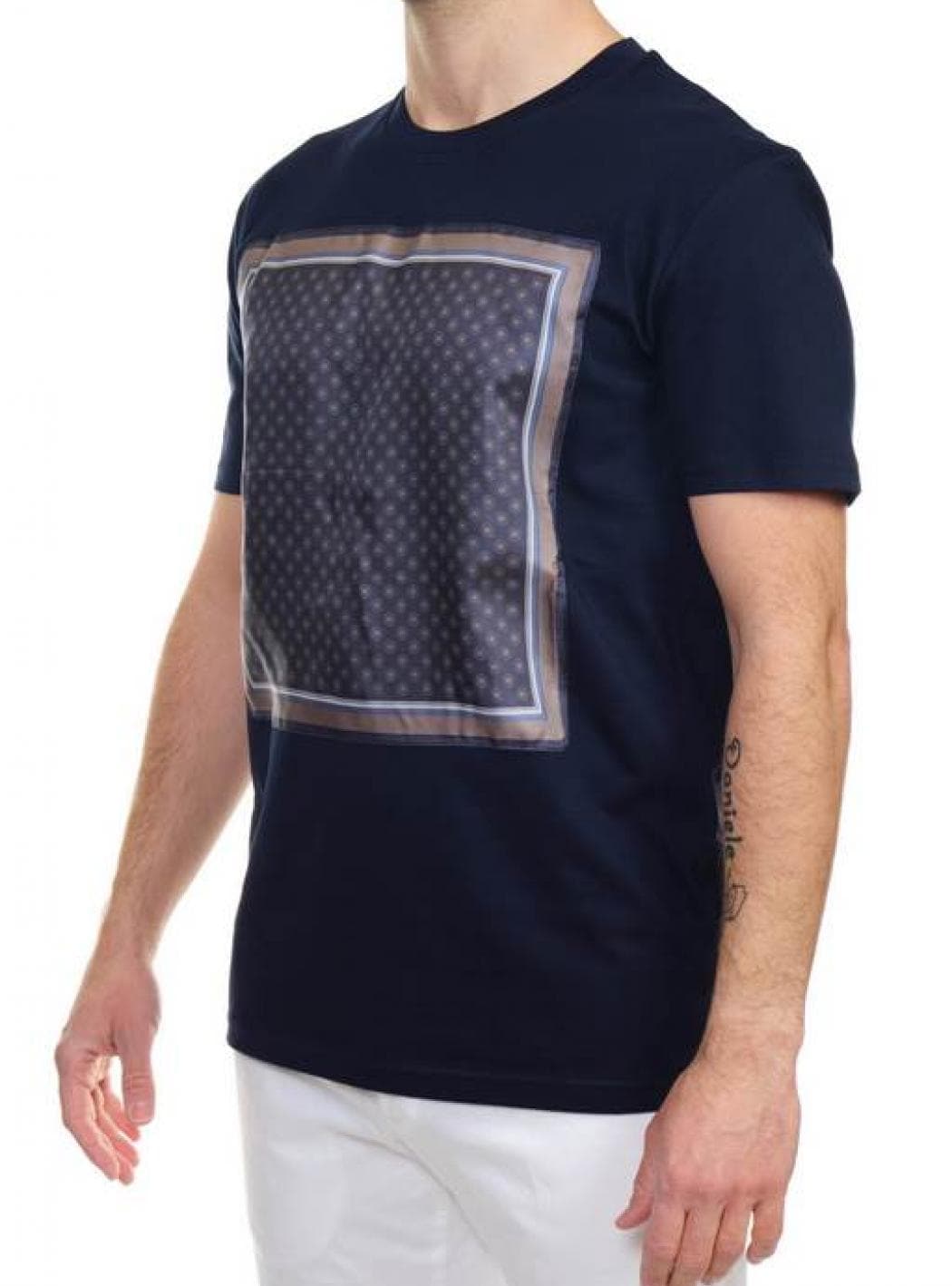 Hosio - Con Bandana In Seta Dis. Cravatta 1210J55/V7 BLU da uomo in Coordinati Drestige - Casamassima, commercioVirtuoso.it