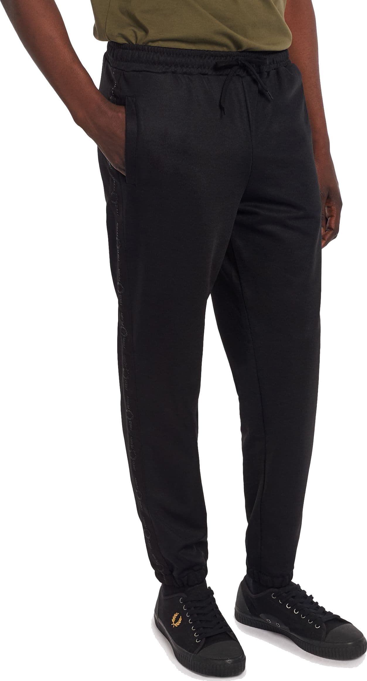Fred Perry - Pant Con Fettuccia Tono Su Tono T3512 102 NER da uomo in Pantaloni Drestige - Casamassima, commercioVirtuoso.it
