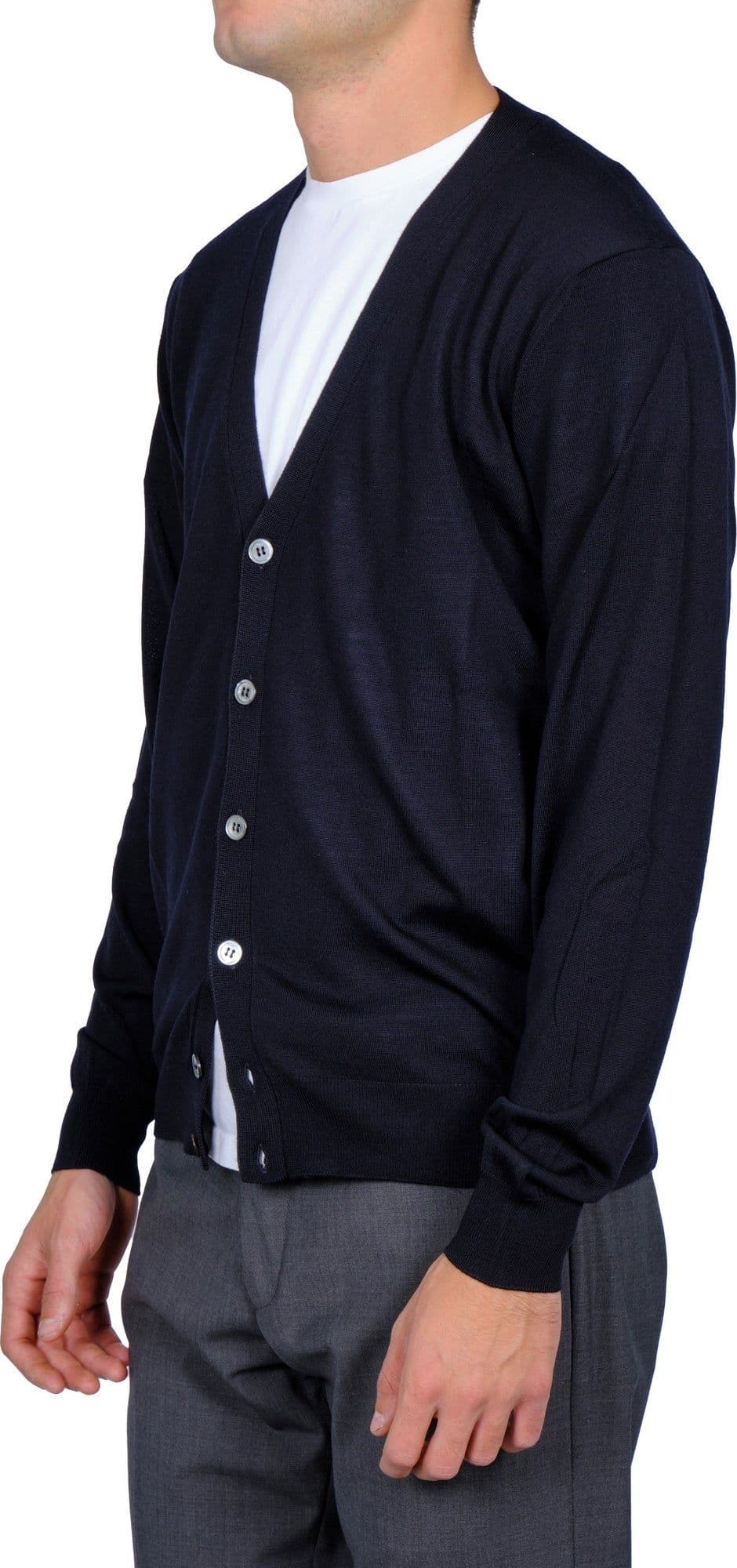 FILINTRAMA Filintrama - Cardigan CB1ML RM16R 890 BLU da uomo in Cardigan Drestige - Casamassima, commercioVirtuoso.it
