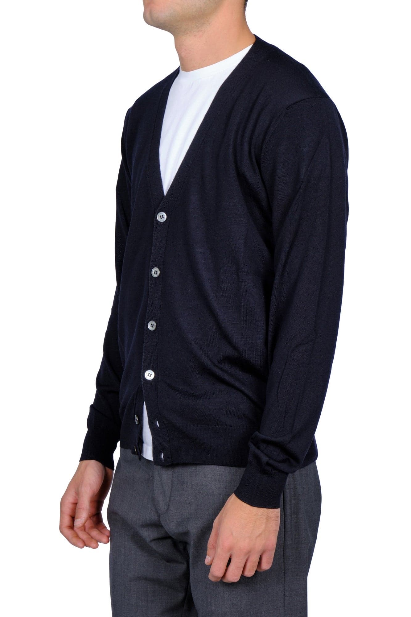 FILINTRAMA Filintrama - Cardigan CB1ML RM16R 890 BLU da uomo in Cardigan Drestige - Casamassima, commercioVirtuoso.it