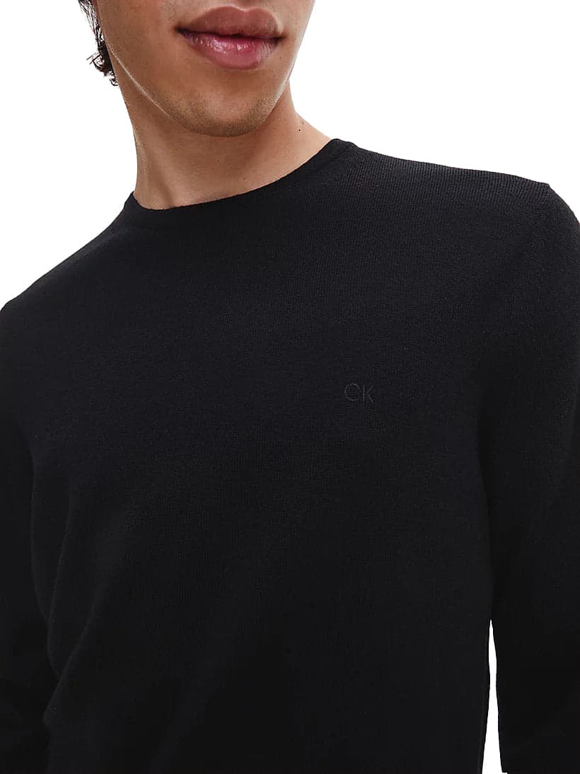 calvin klein Calvin Klein - Paricollo Lana Merinos K10K109474 BEH NERO da uomo in Maglioni Drestige - Casamassima, commercioVirtuoso.it