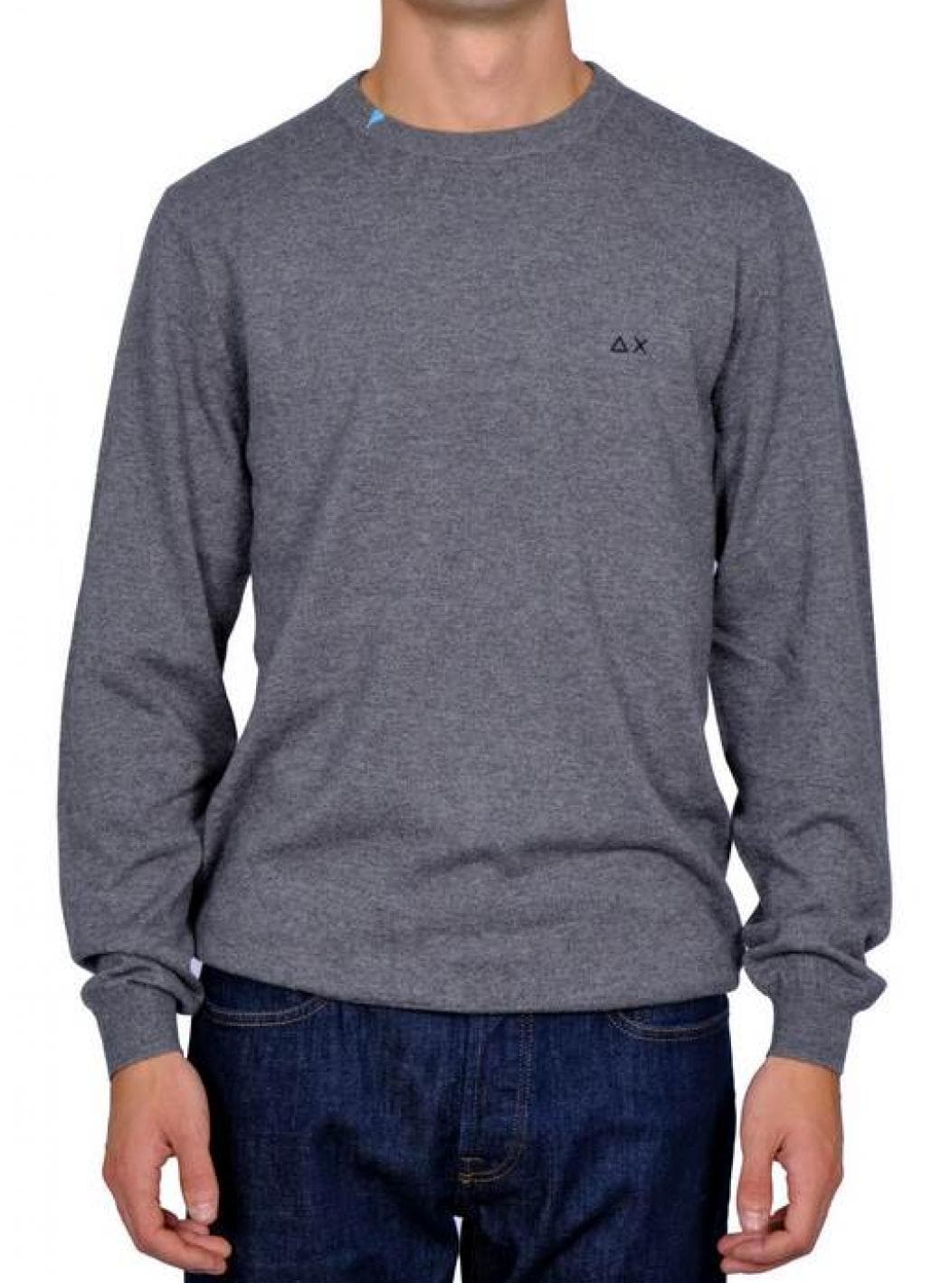 SUN68 Sun68 - Round Solid Maglia Unita K42101 34 GRI M