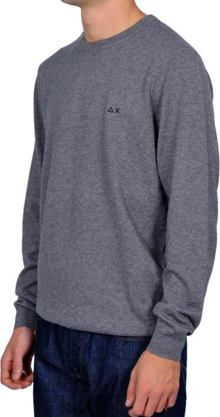 SUN68 Sun68 - Round Solid Maglia Unita K42101 34 GRI M da uomo in Maglioni Drestige - Casamassima, commercioVirtuoso.it