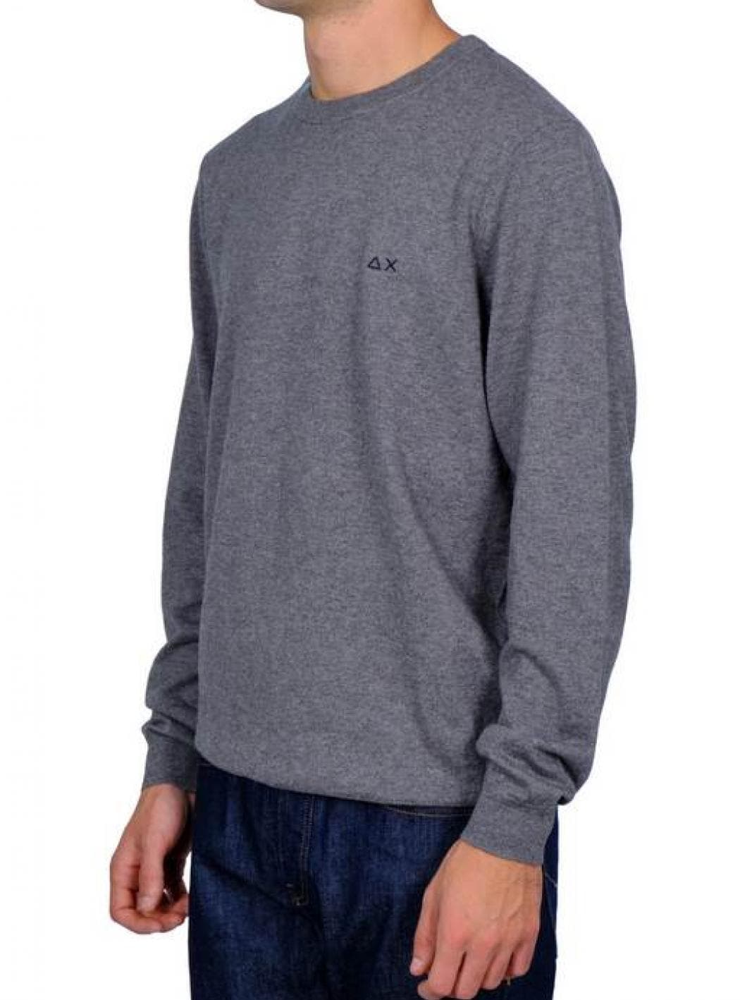 SUN68 Sun68 - Round Solid Maglia Unita K42101 34 GRI M da uomo in Maglioni Drestige - Casamassima, commercioVirtuoso.it