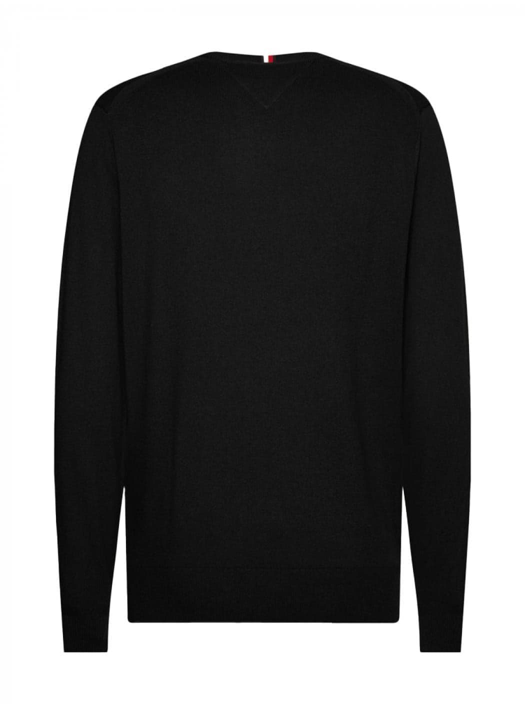 Tommy Hilfiger - Paricollo Th Monogram In Cotone In Cotone E Cashmere MW0MW28046 BDS NERO da uomo in Maglioni Drestige - Casamassima, commercioVirtuoso.it