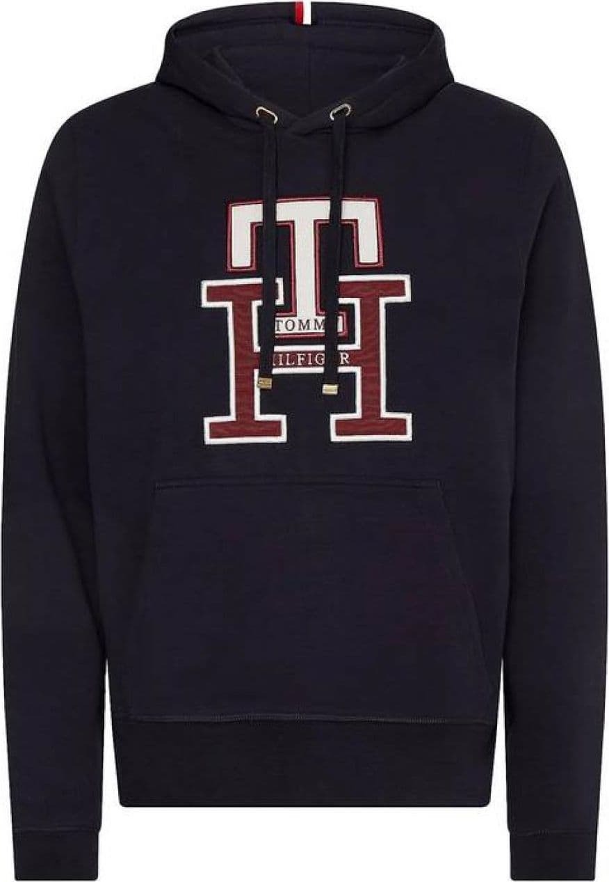 Tommy Hilfiger - Con Cappuccio E Logo Centrale MW0MW28187 DW5 BLU da uomo in Felpe con cappuccio Drestige - Casamassima, commercioVirtuoso.it