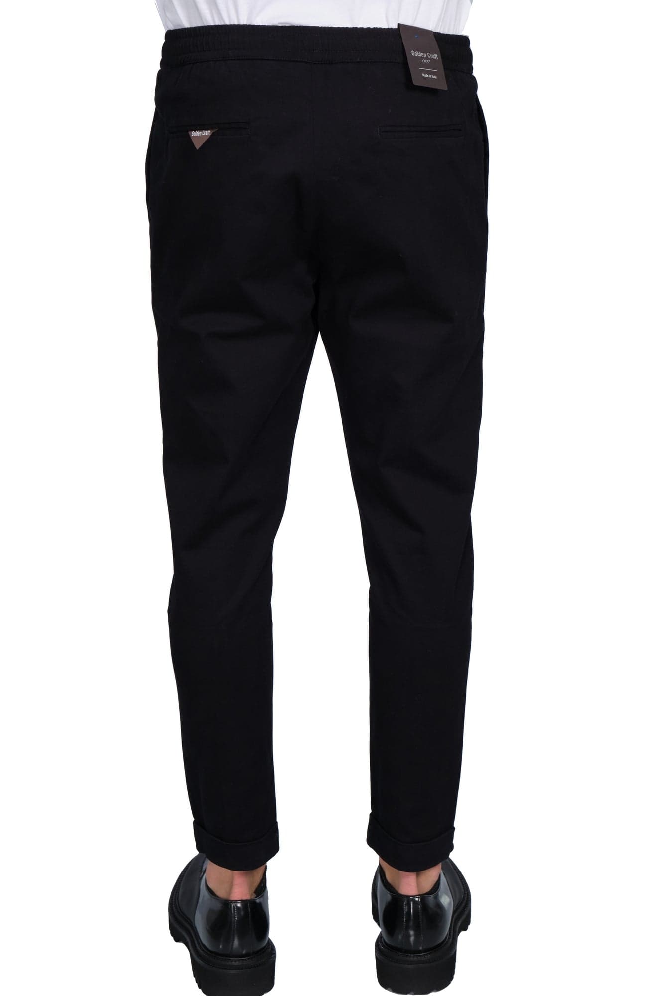 GOLDEN CRAFT 1957 Golden Craft 1957 - Pantalaccio Drill Cotton 597/CLANCIE D001 NER da uomo in Calzamaglie e pantaloni termici Drestige - Casamassima, commercioVirtuoso.it