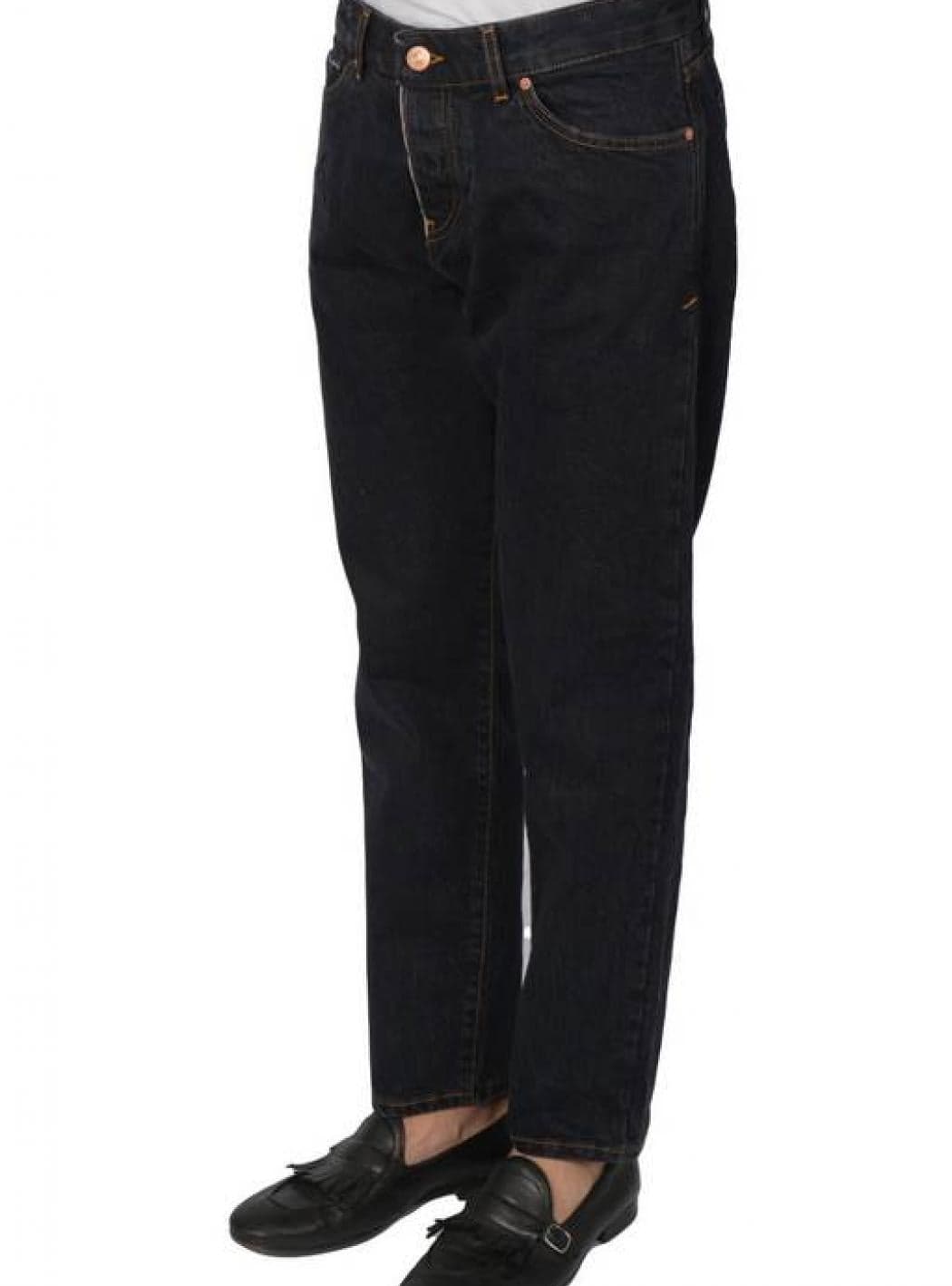MICHAEL COAL Michael Coal - Cinque Tasche Blu Scuro Cimosato MARK 1200 W561C da uomo in Pantaloni Drestige - Casamassima, commercioVirtuoso.it