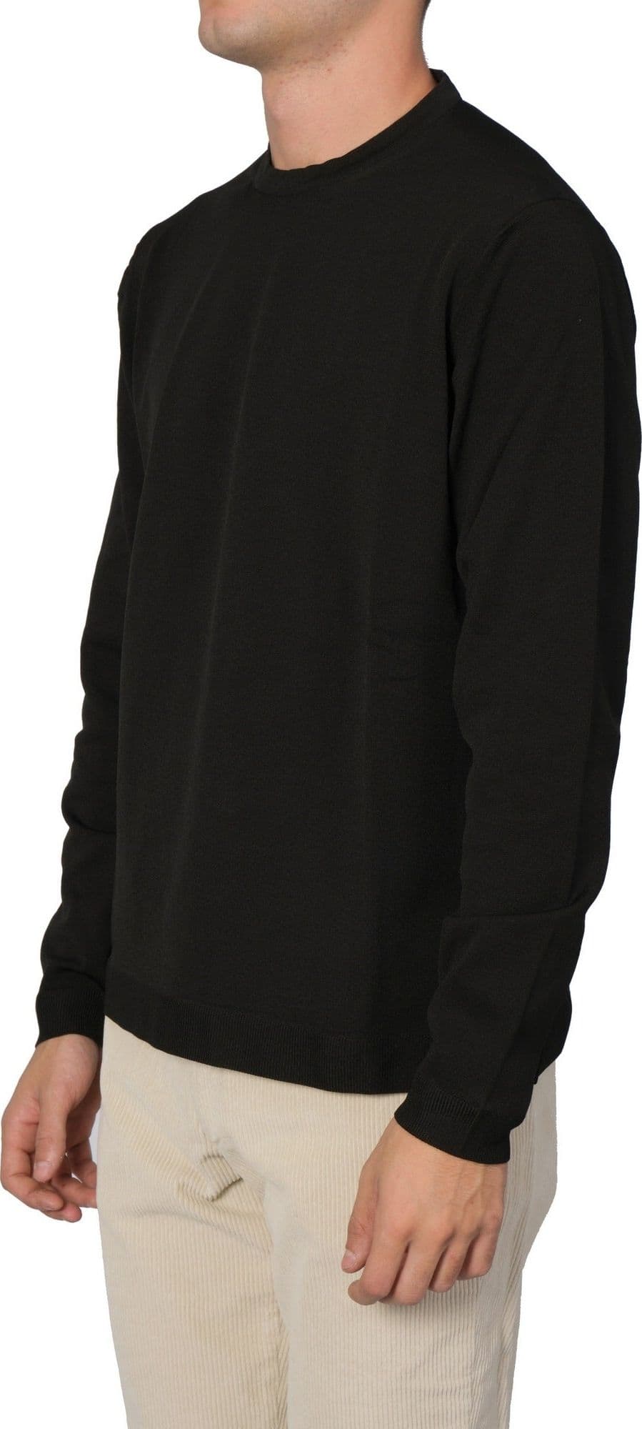 ALPHA STUDIO Alpha Studio - Girocollo Tes.tecnico Leggero AU-7100C 4031 NERO da uomo in Maglioni Drestige - Casamassima, commercioVirtuoso.it