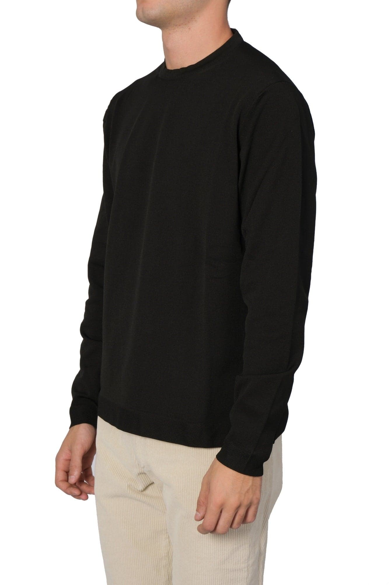 ALPHA STUDIO Alpha Studio - Girocollo Tes.tecnico Leggero AU-7100C 4031 NERO da uomo in Maglioni Drestige - Casamassima, commercioVirtuoso.it