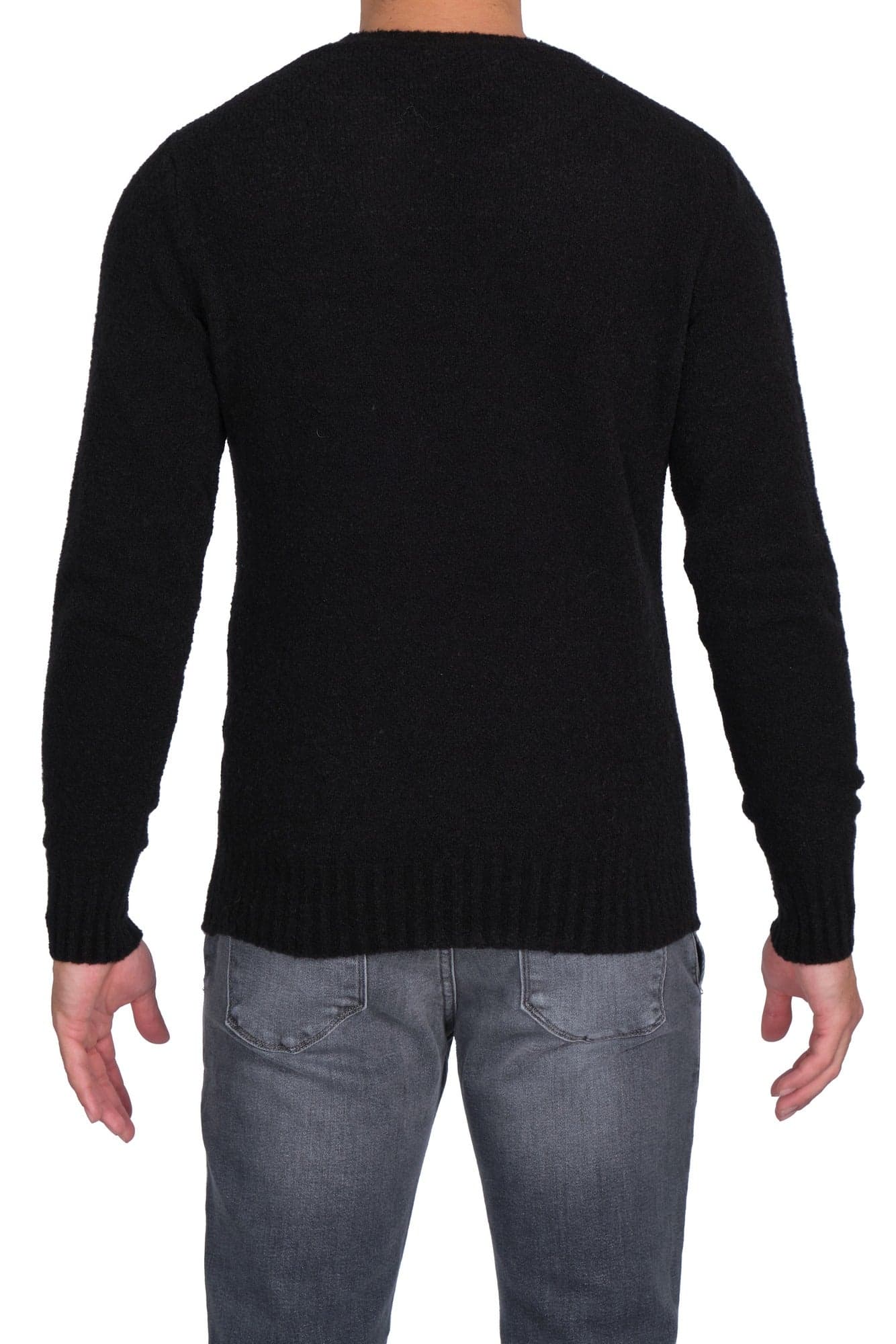 BORGO DEL FILO Maglia Uomo Borgo Del Filo 512329A 909 NERO da uomo in Maglioni Drestige - Casamassima, commercioVirtuoso.it