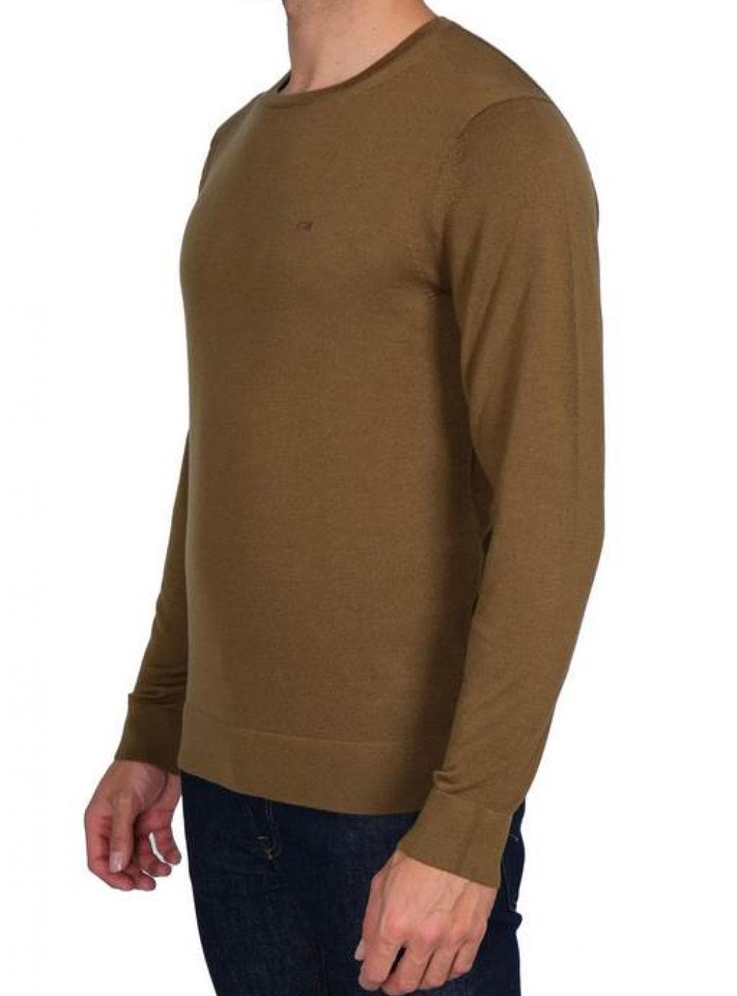 calvin klein Calvin Klein - Paricollo Lana Merinos K10K109474 GWR FANGO da uomo in Maglioni Drestige - Casamassima, commercioVirtuoso.it