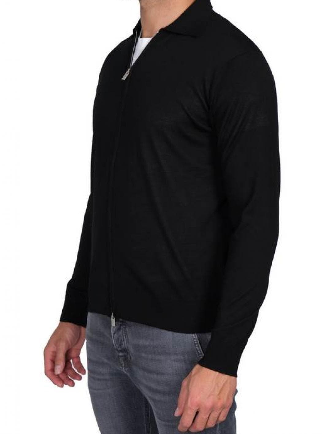 FILINTRAMA Filintrama - Fullzip Collo Polo L.merino FB1ML RM16R 990 NERO da uomo in Polo Drestige - Casamassima, commercioVirtuoso.it