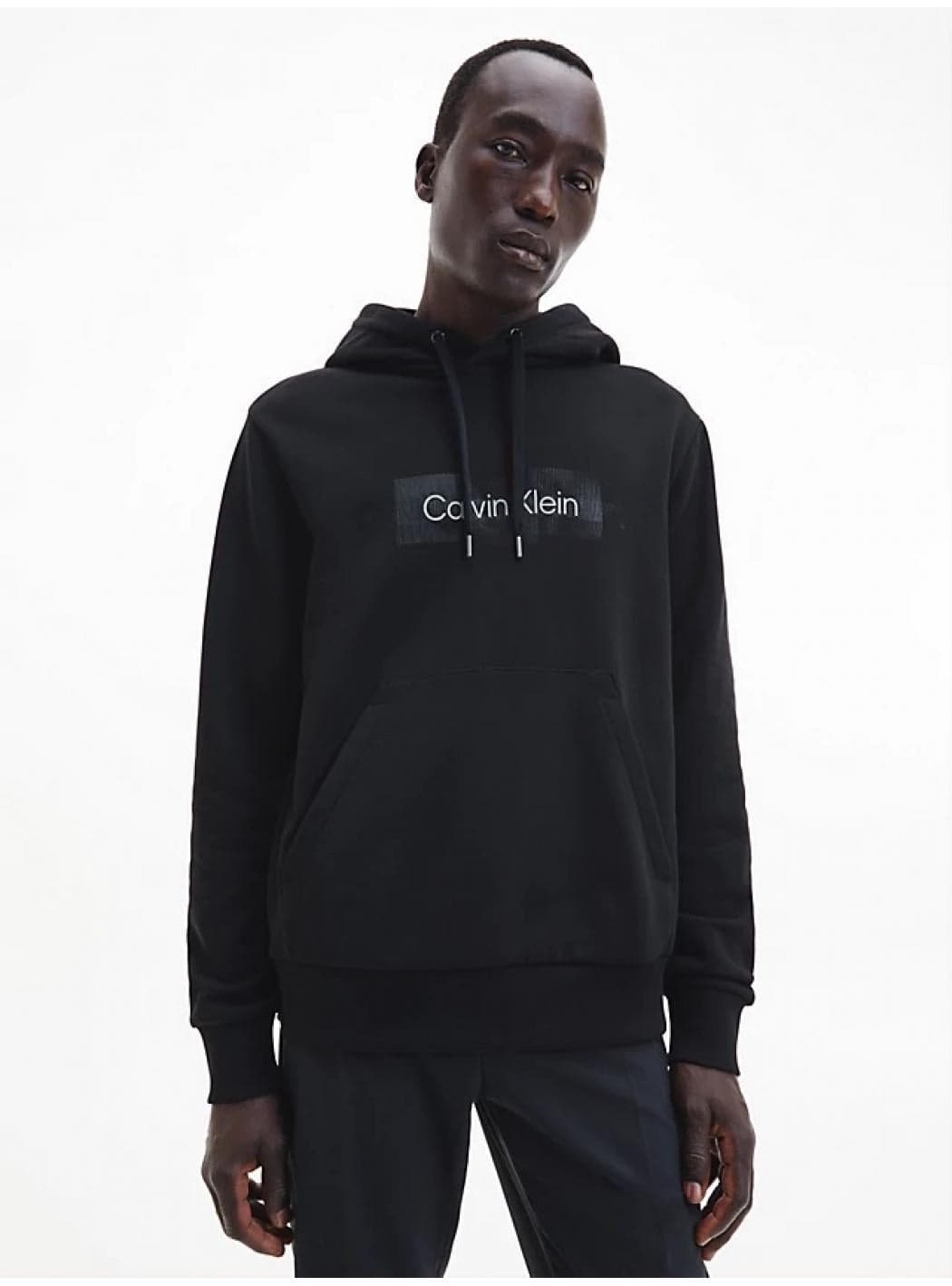calvin klein Calvin Klein - Striped Logo Hoodie Con Capp. K10K110761 BEH da uomo in Felpe con cappuccio Drestige - Casamassima, commercioVirtuoso.it