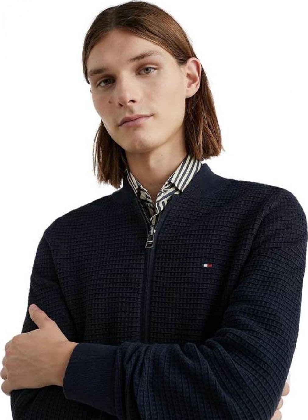 Tommy Hilfiger - Cardigan Full Zip MW0MW31033 0XM da uomo in Cardigan Drestige - Casamassima, commercioVirtuoso.it