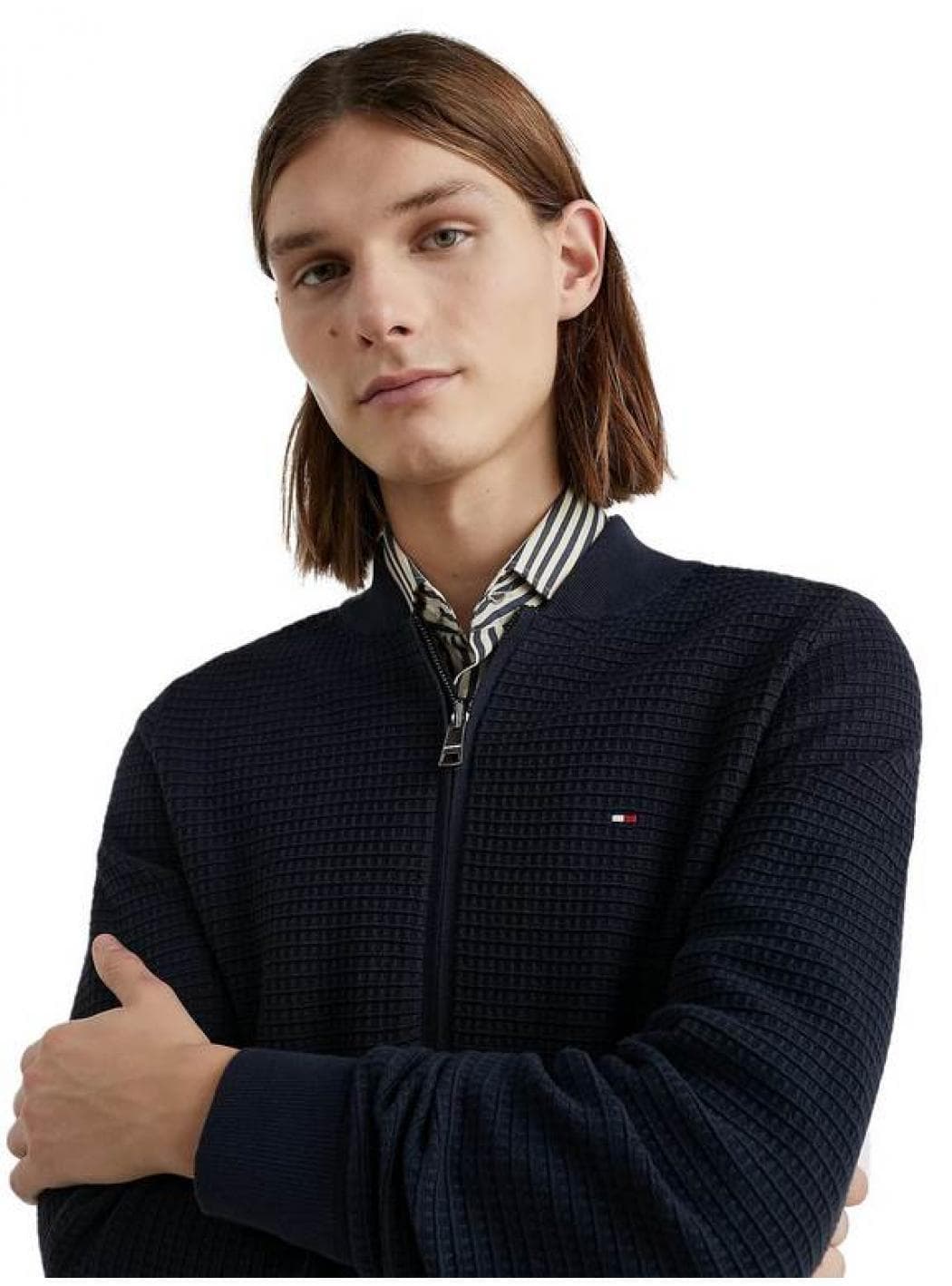 Tommy Hilfiger - Cardigan Full Zip MW0MW31033 0XM da uomo in Cardigan Drestige - Casamassima, commercioVirtuoso.it