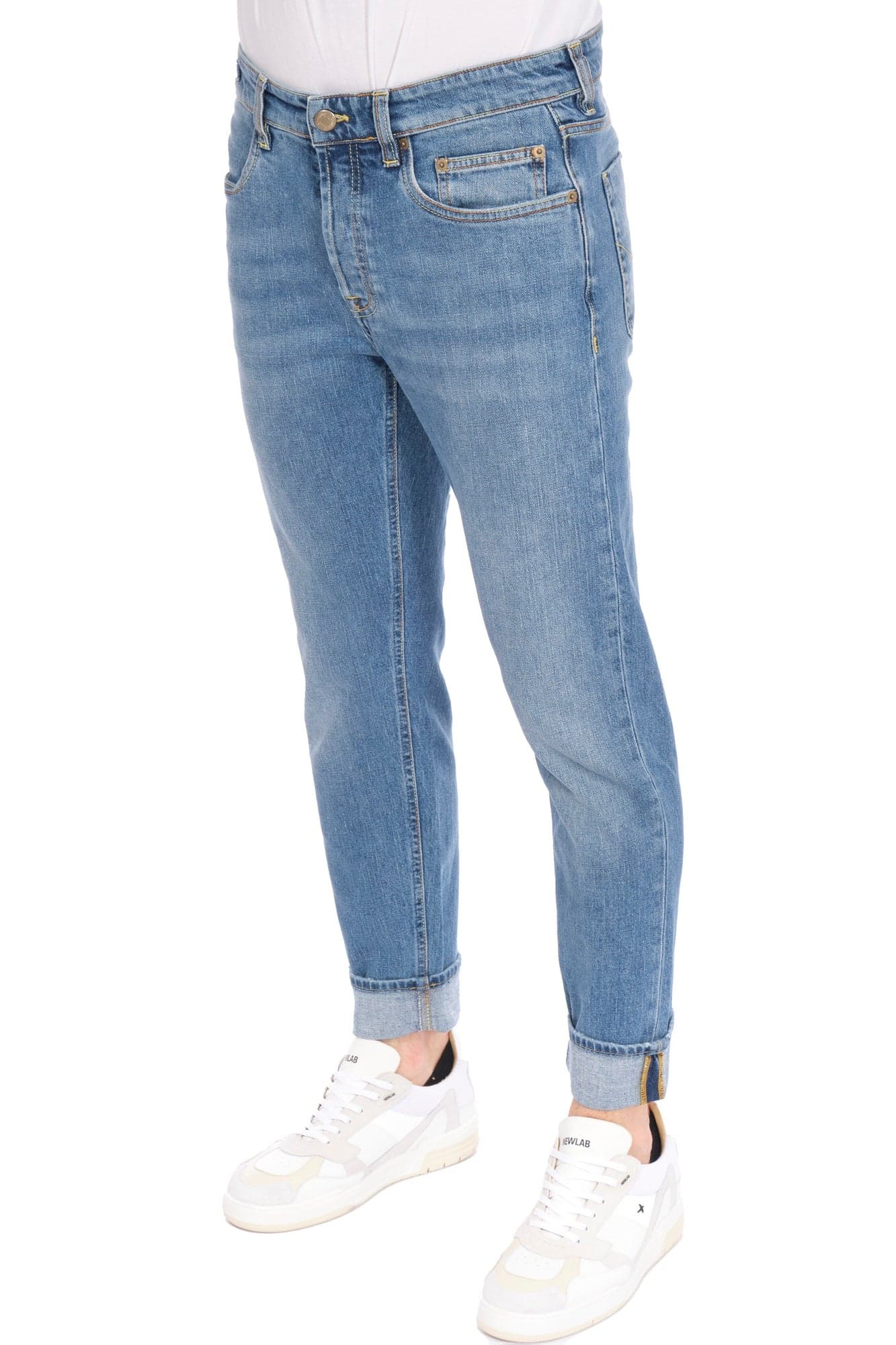 Siviglia - 5 Tasche Skinny Lavaggio Chiaro BARCHI/D0051 L2 da uomo in Jeans Drestige - Casamassima, commercioVirtuoso.it