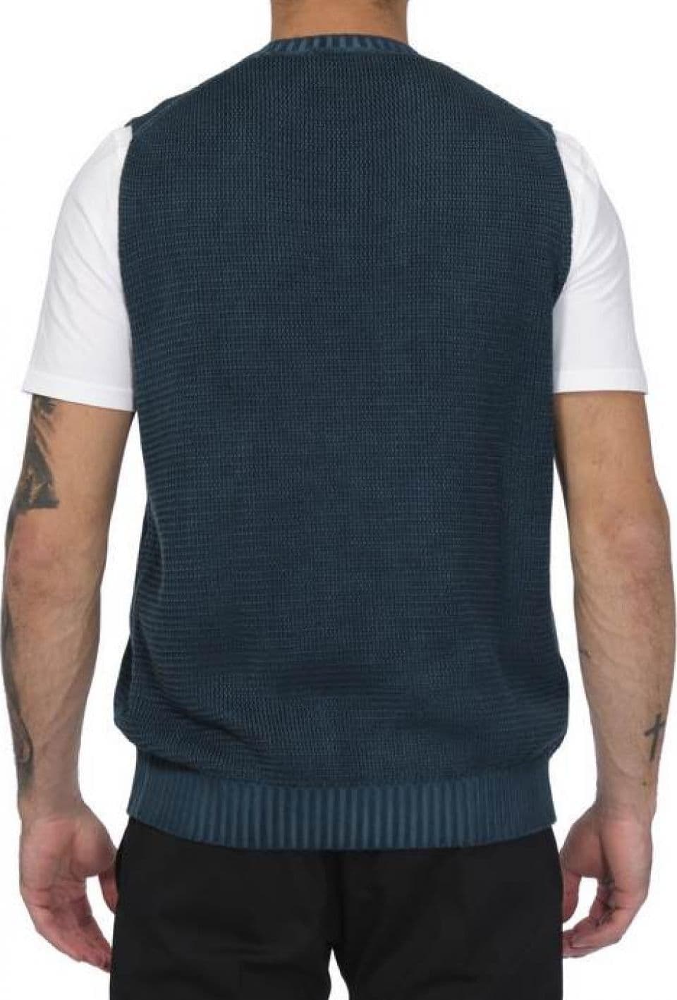 ALPHA STUDIO Alpha Studio - Smanicato Girocollo In Cotone AU-1111CS 1044 VER da uomo in Maglioni Drestige - Casamassima, commercioVirtuoso.it