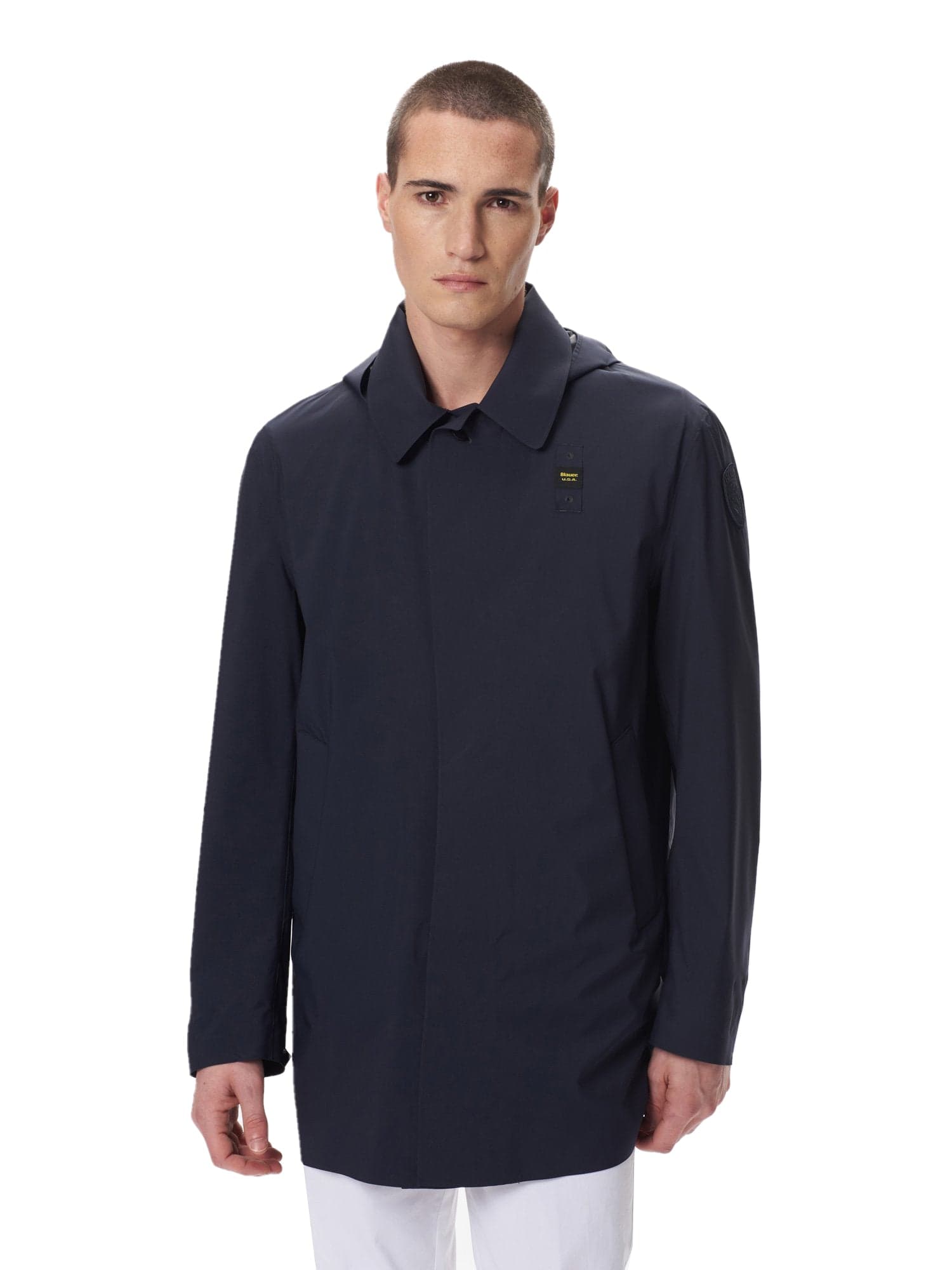 Blauer - Giacca Lunga Nastrata Noah BLUB11289 6272 888 da uomo in Giacche Drestige - Casamassima, commercioVirtuoso.it